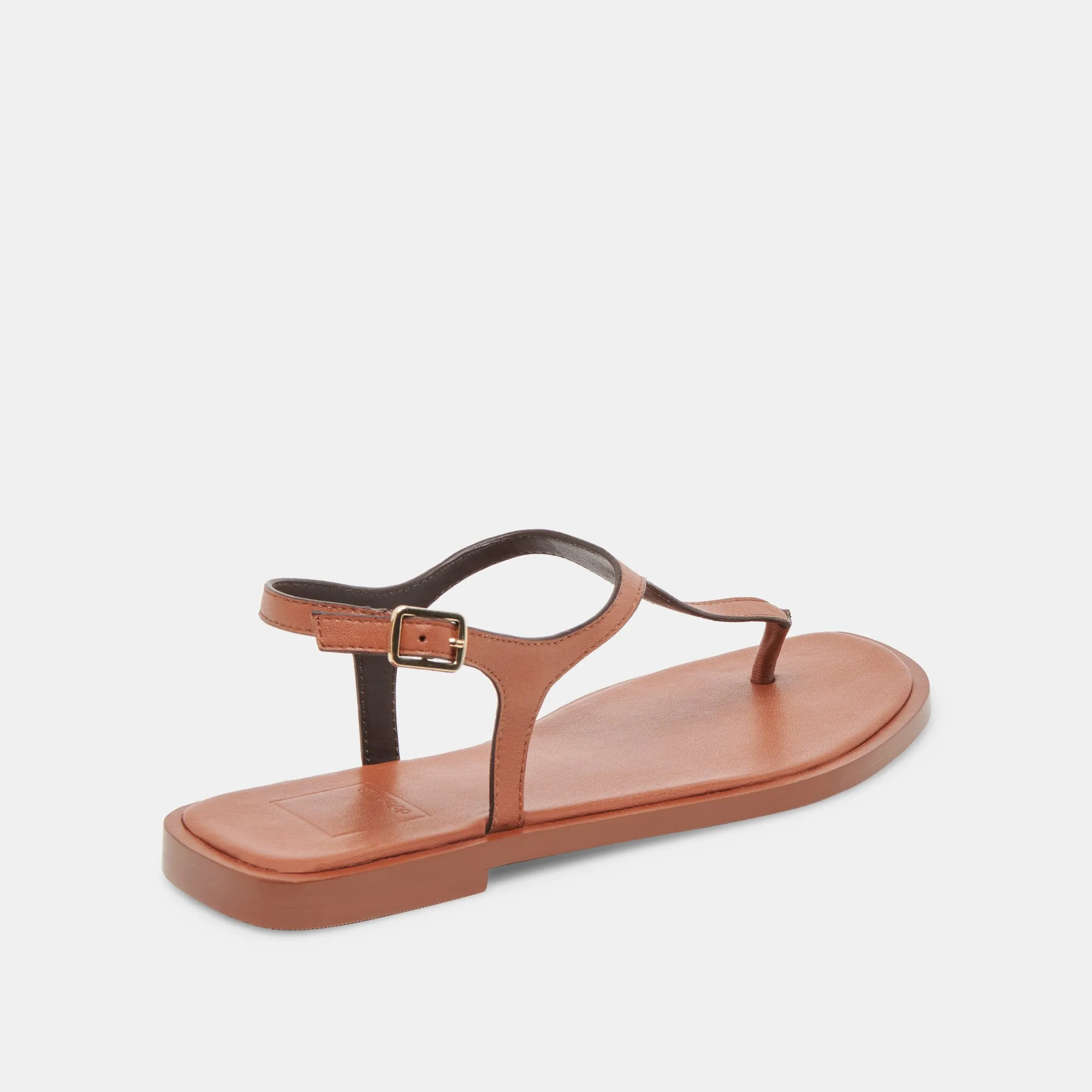 RAYE SANDALETTEN BRAUNES LEDER
