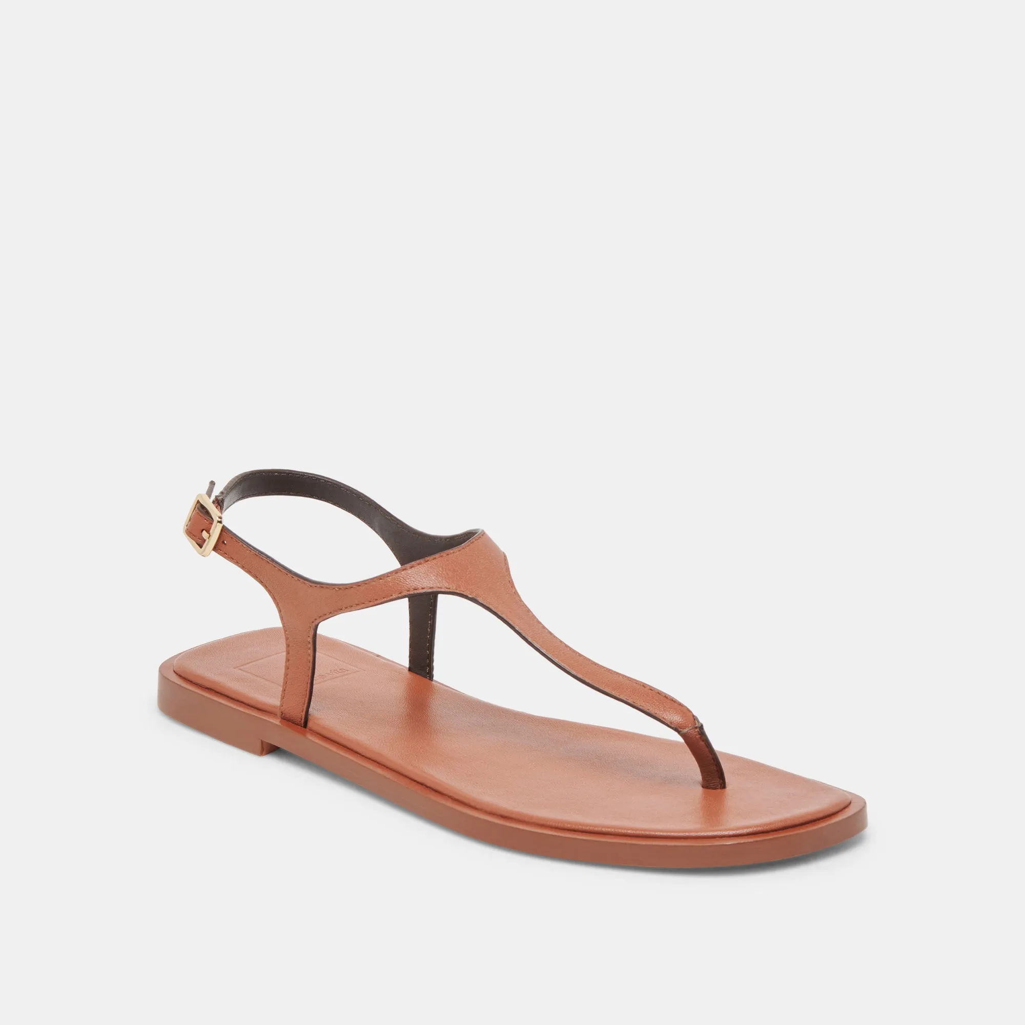 RAYE SANDALETTEN BRAUNES LEDER
