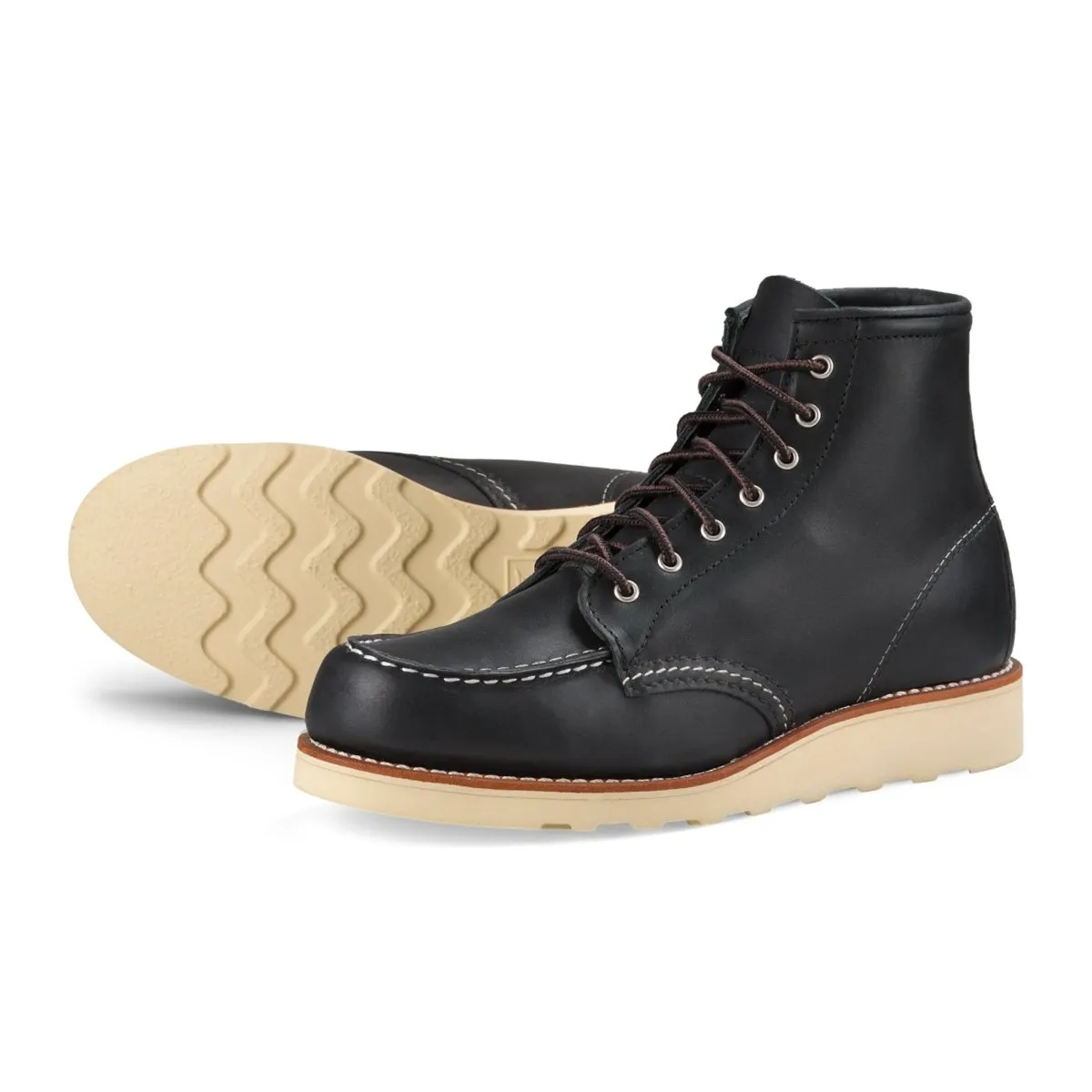 Red Wing Damen 6-Inch Classic Moc 3373 Schwarz