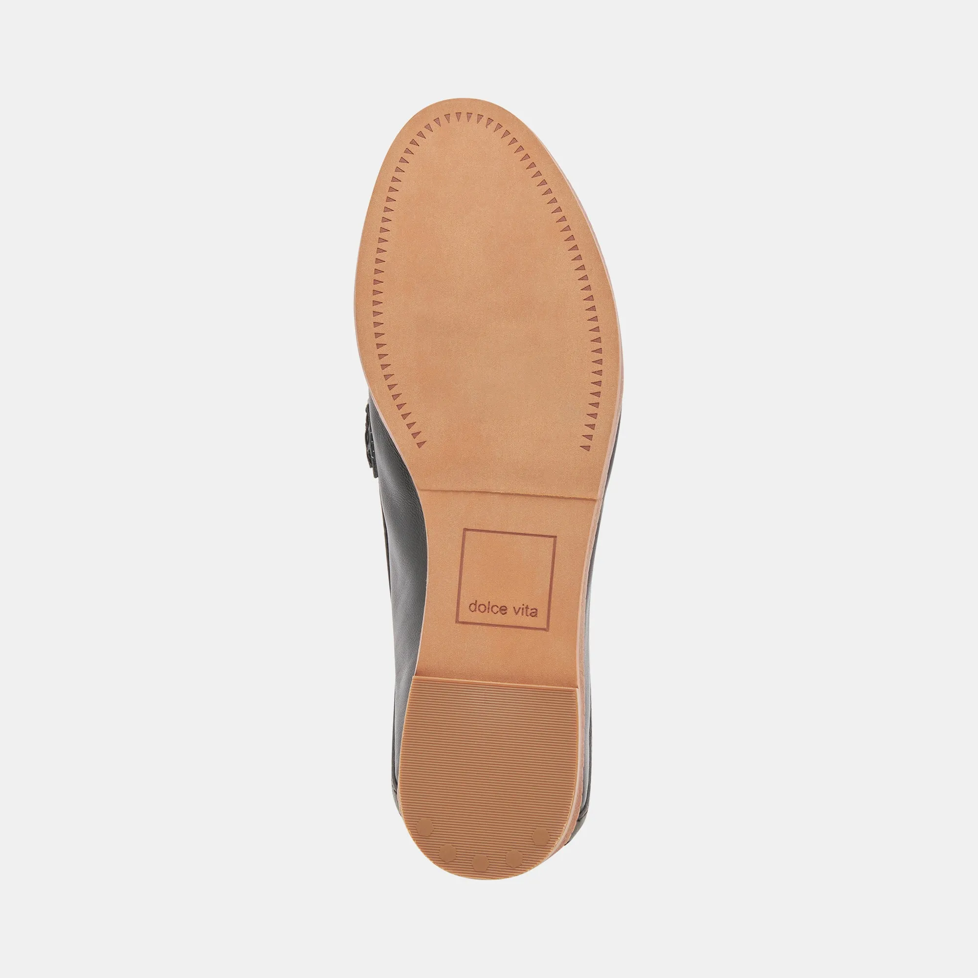 REIGN FLATS SCHWARZES LEDER