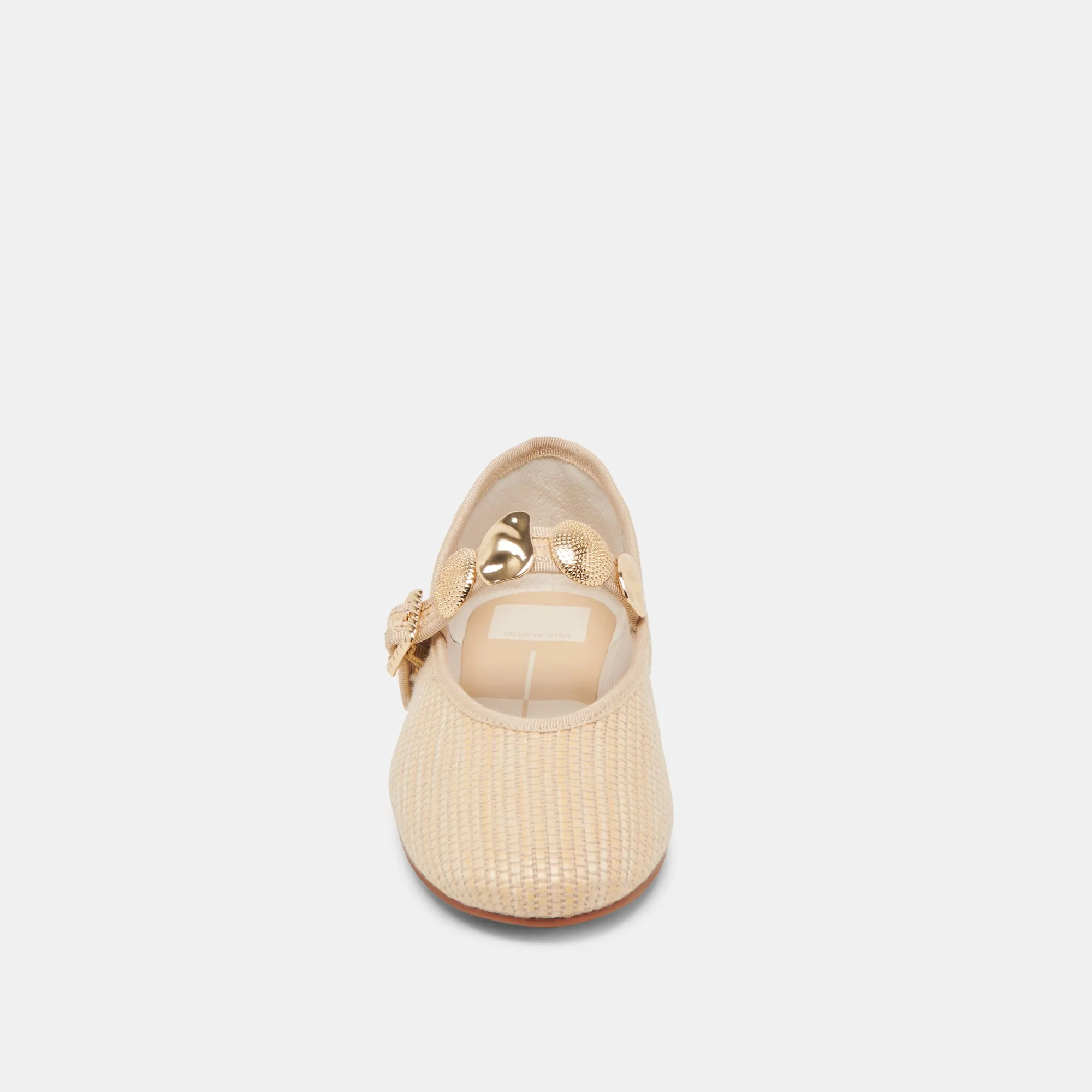 RELAN BALLET FLATS LT NATUR RAFFIA