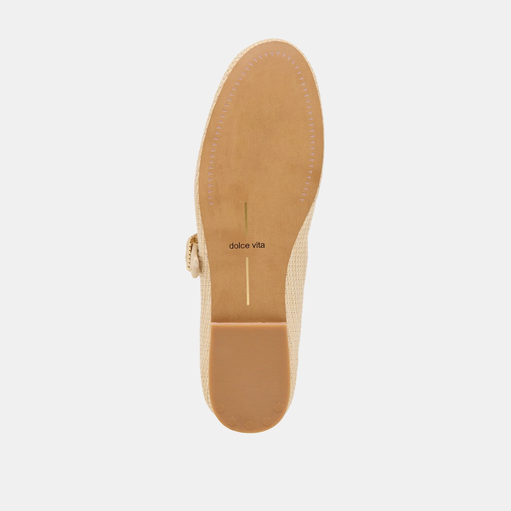 RELAN BALLET FLATS LT NATUR RAFFIA