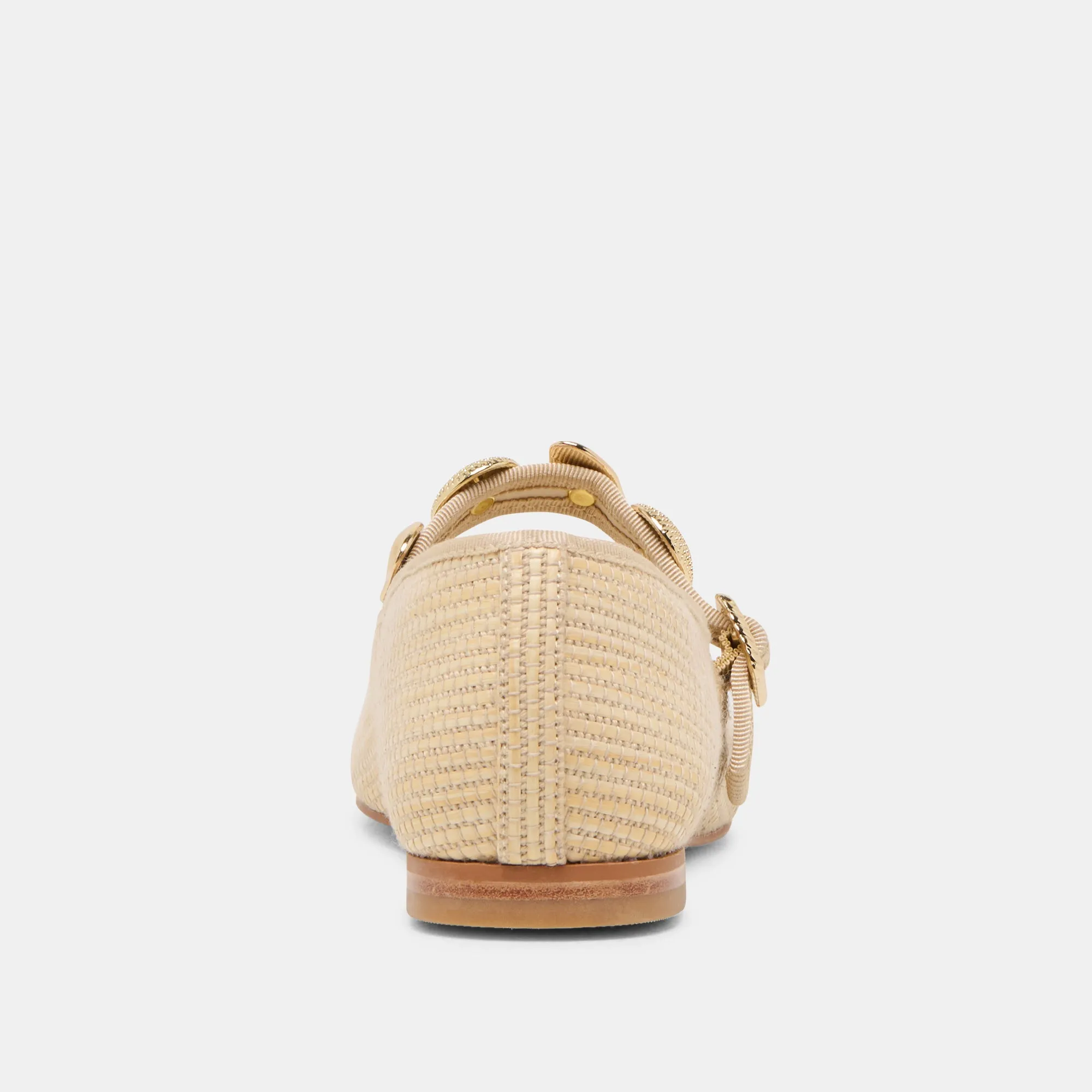 RELAN BALLET FLATS LT NATUR RAFFIA