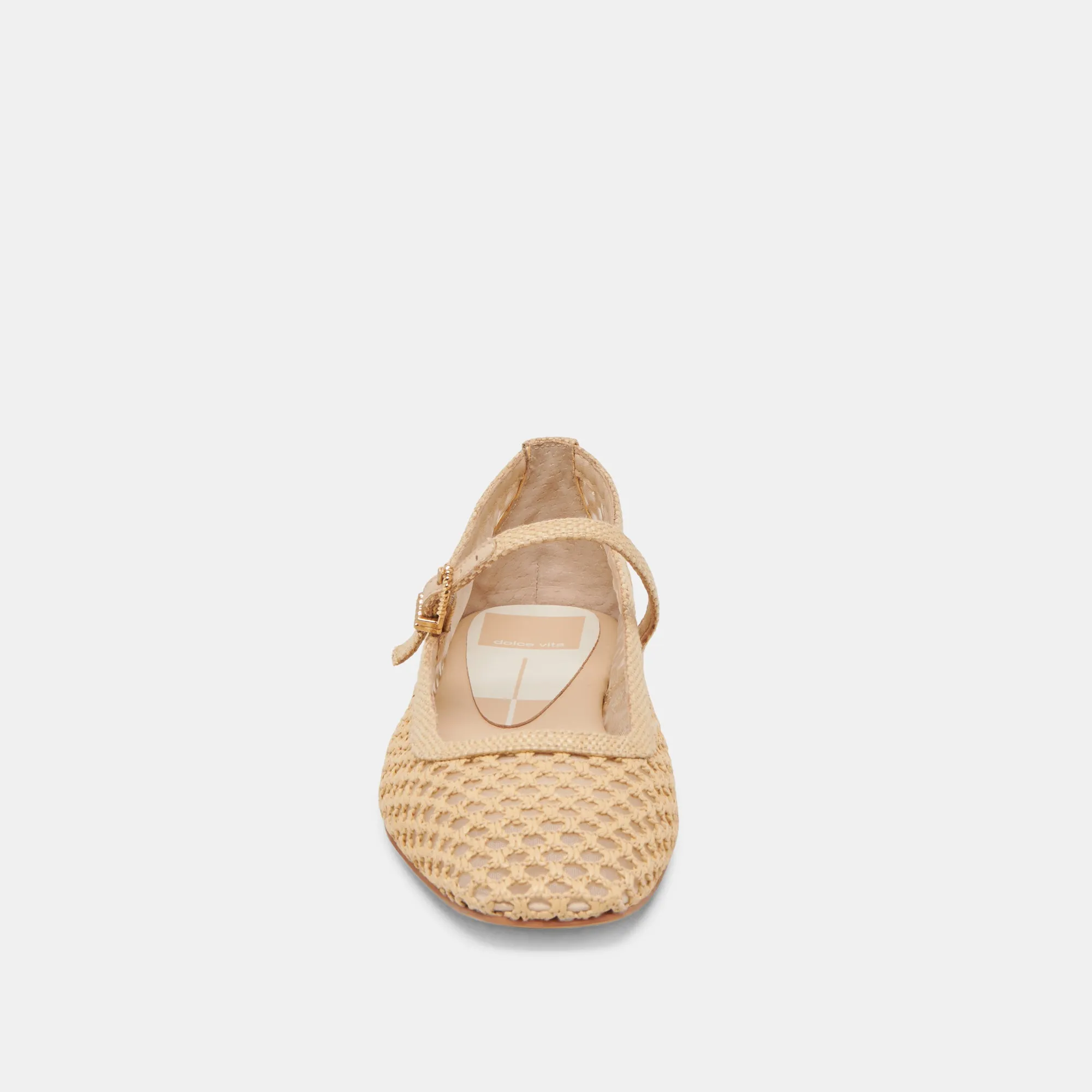 REYES BALLET FLATS LT NATURGEFLOCHTENES RAFFIA