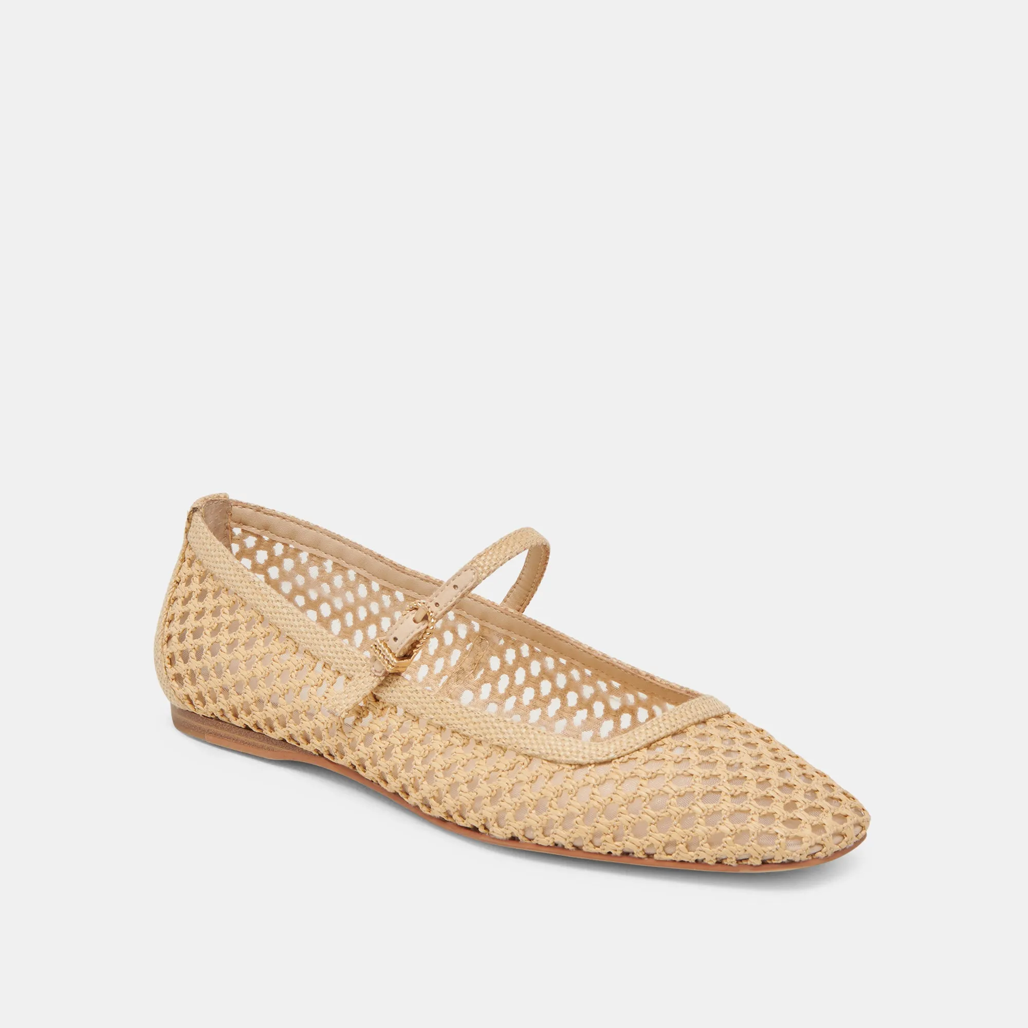 REYES BALLET FLATS LT NATURGEFLOCHTENES RAFFIA