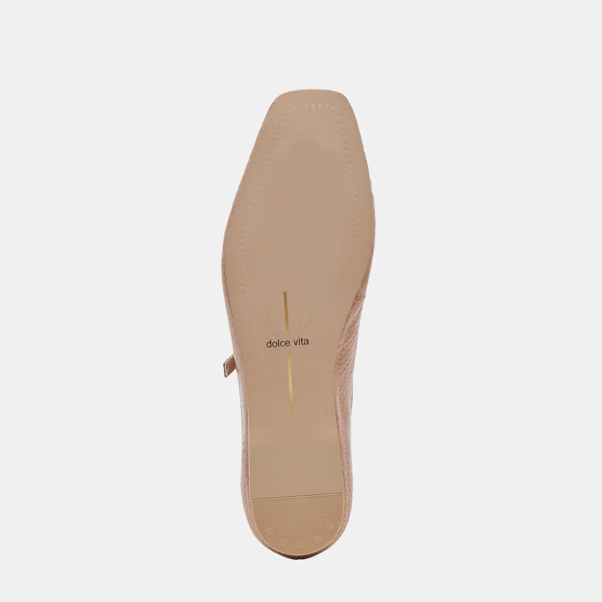 REYES BALLETFLATS TOFFEE SCHLANGENPRÄGUNG