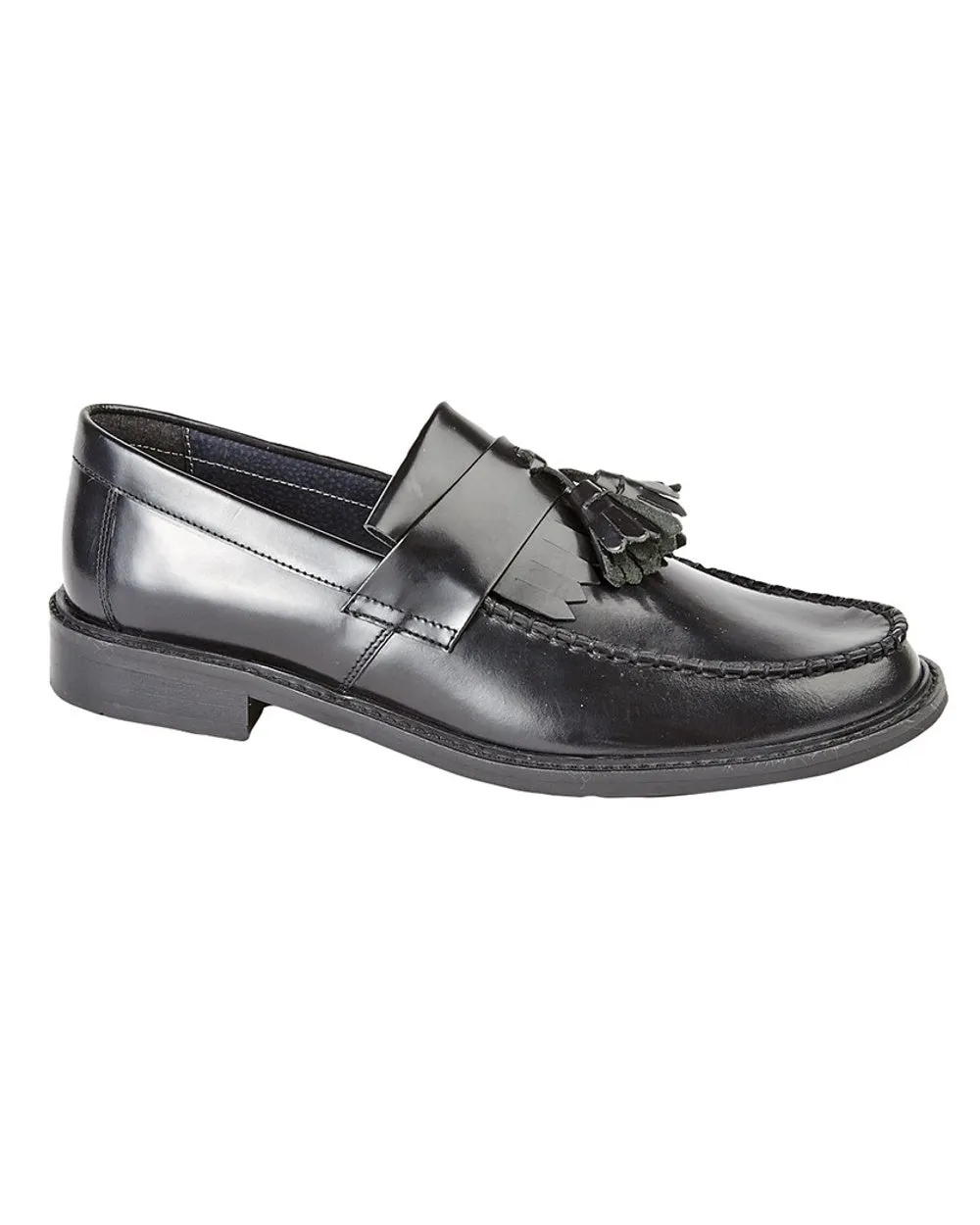 Roamers Herren Schnallen-Sattel-Loafer Roamers Schuhe