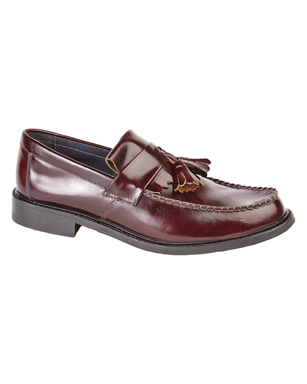 Roamers Herren Schnallen-Sattel-Loafer Roamers Schuhe