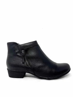 Rockport Größe 11 Schwarze Ausgeschnittene Lederschuhe Knöchelstiefel