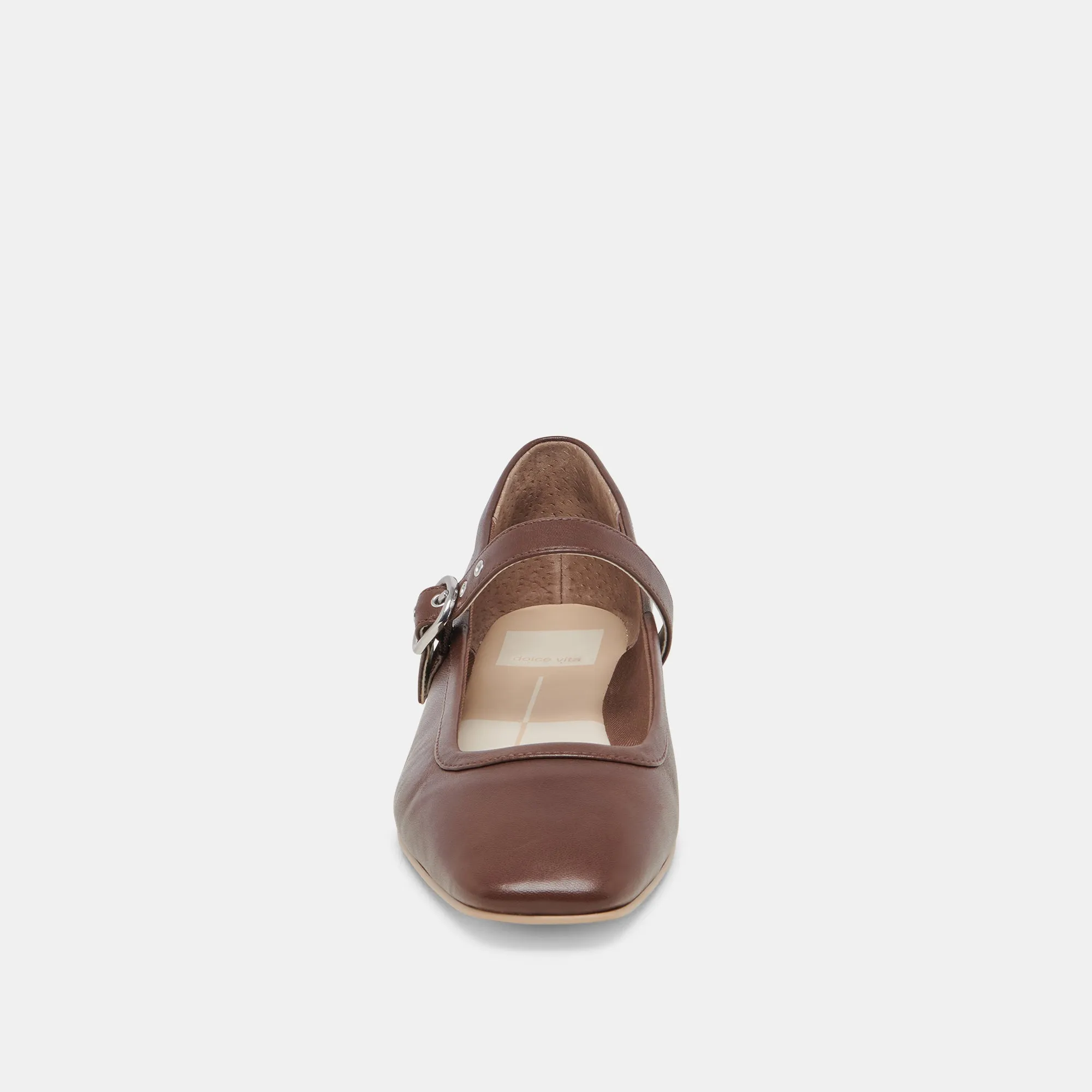RODNI BALLET FLATS DK BRAUNES LEDER