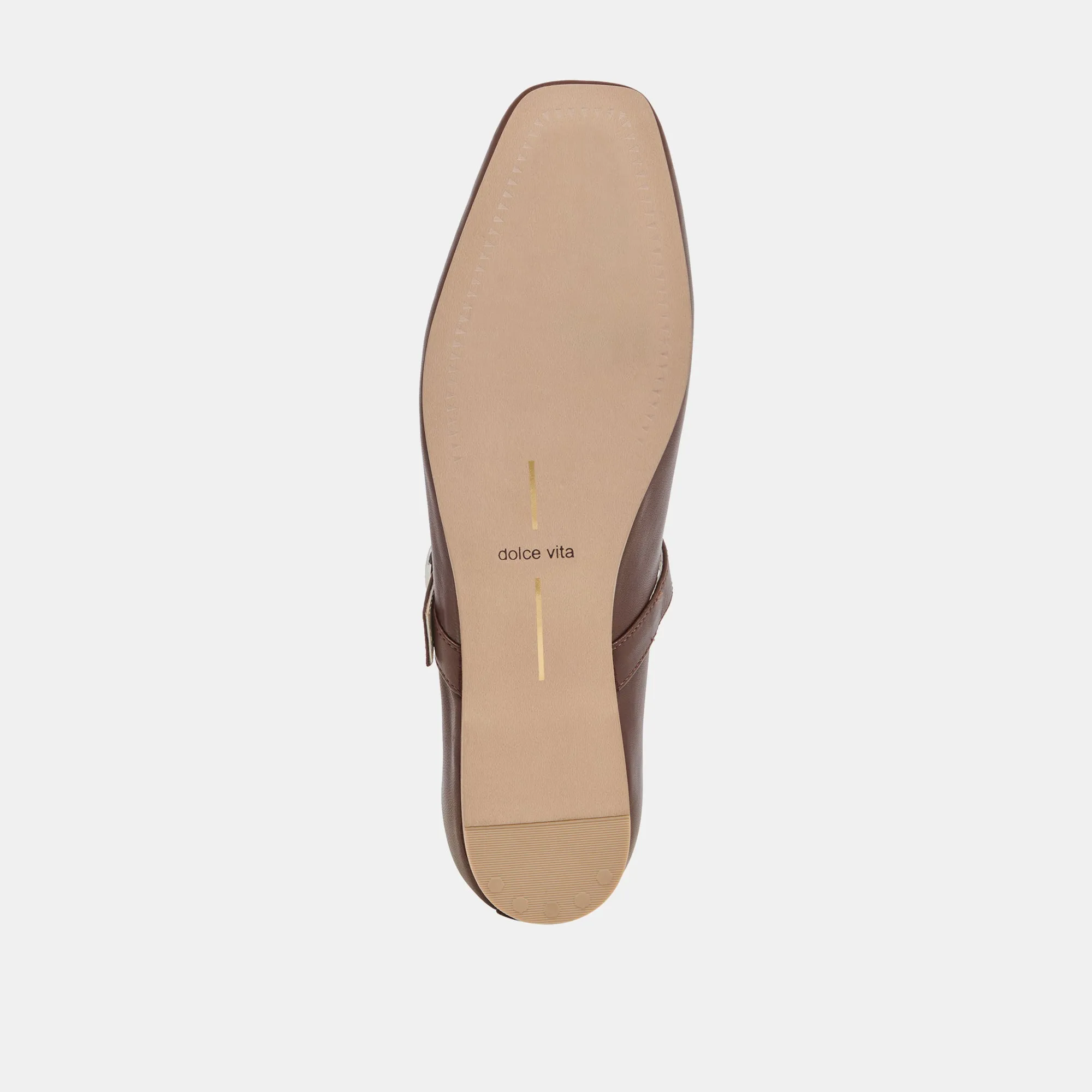 RODNI BALLET FLATS DK BRAUNES LEDER