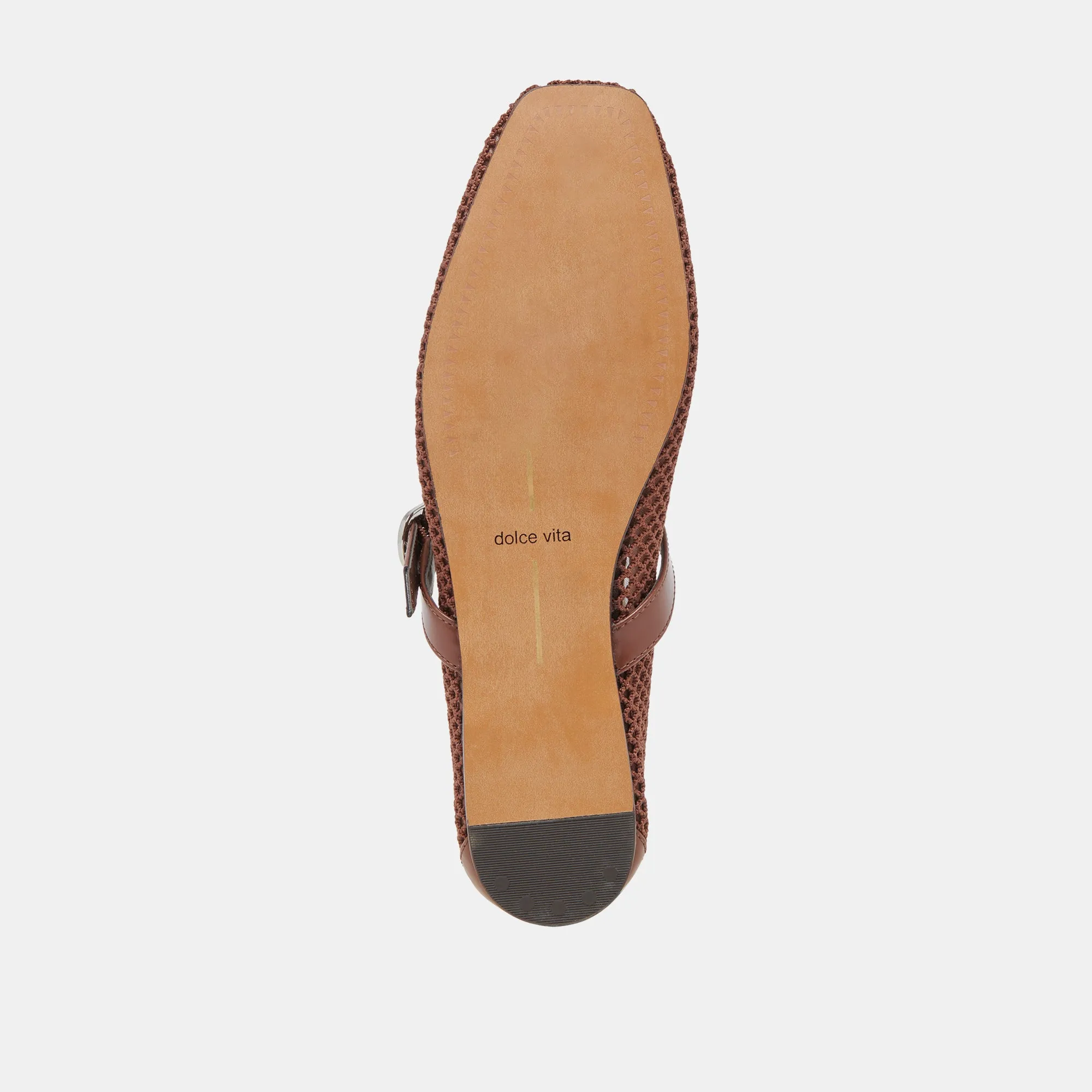 RODNI MESH BALLET FLATS TOFFEE GEWEBTES MESH