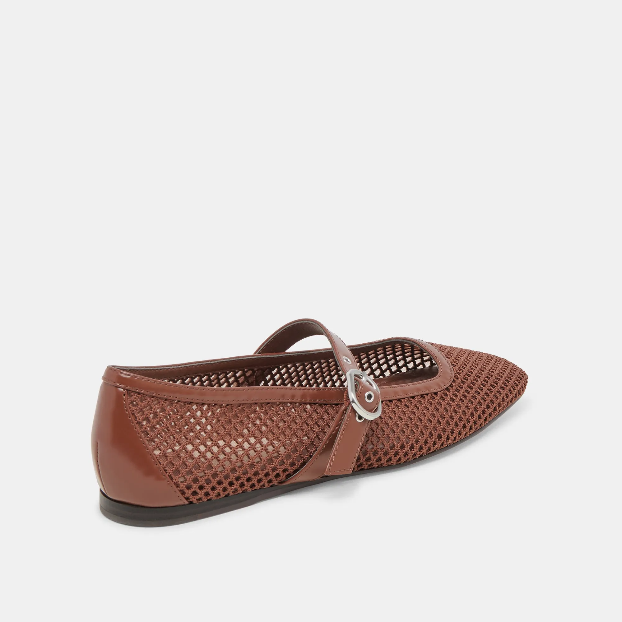 RODNI MESH BALLET FLATS TOFFEE GEWEBTES MESH