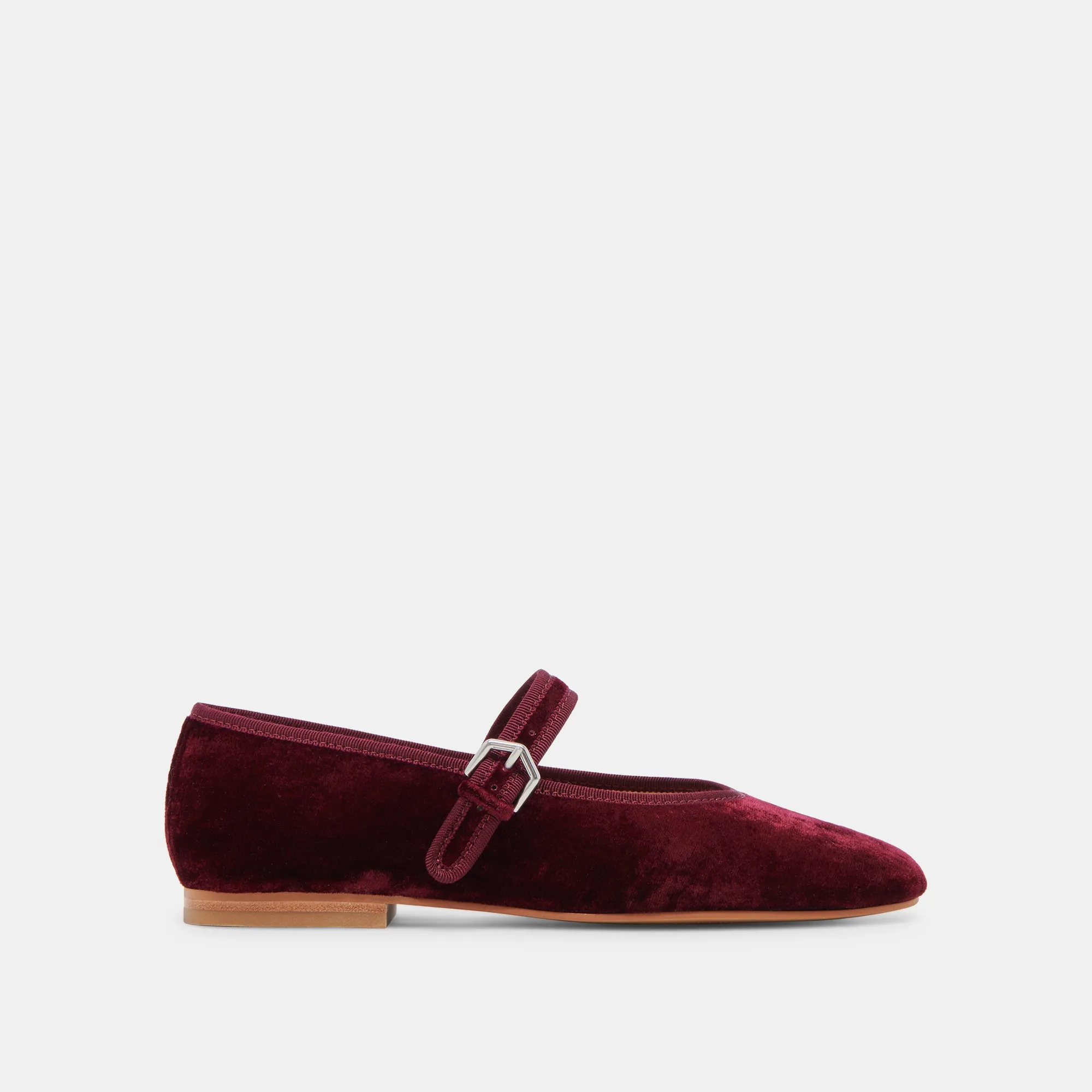 ROSLYN BALLET FLATS WEINROT SAMT