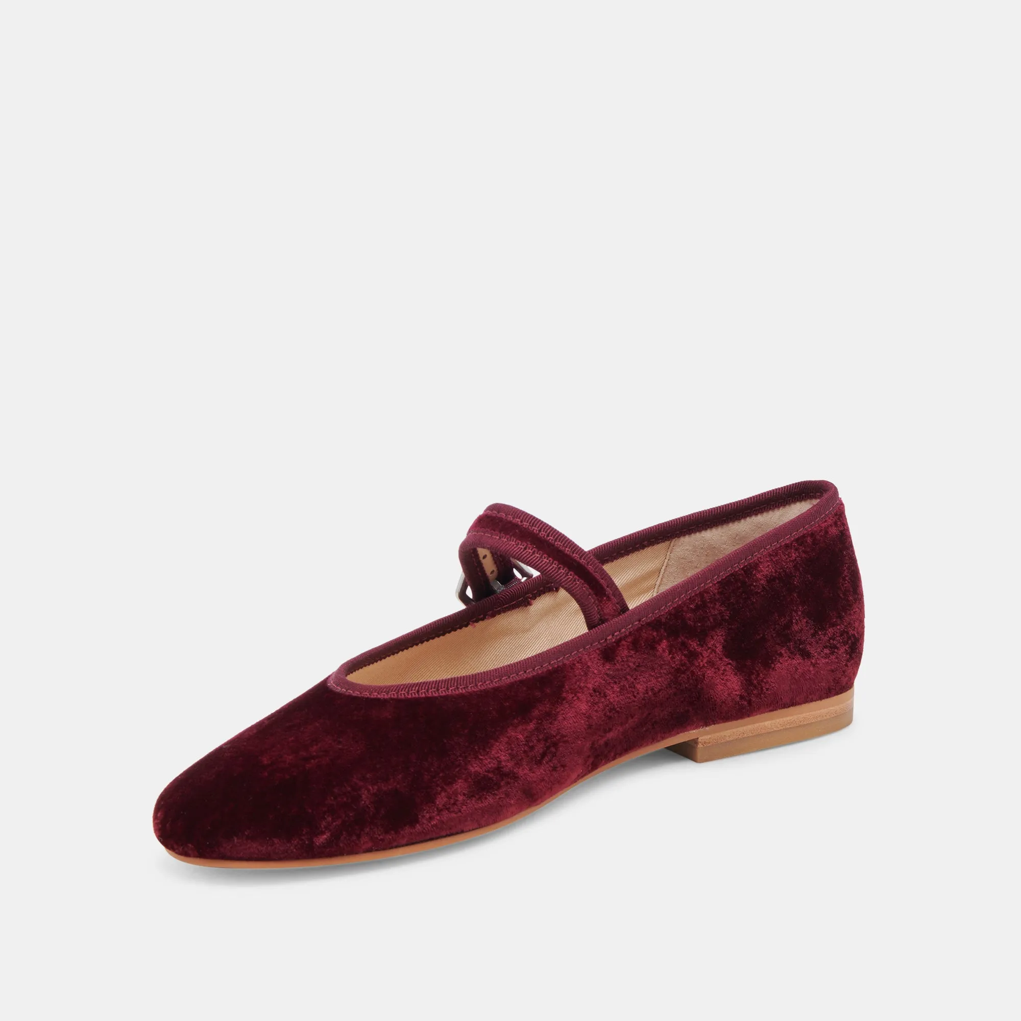 ROSLYN BALLET FLATS WEINROT SAMT