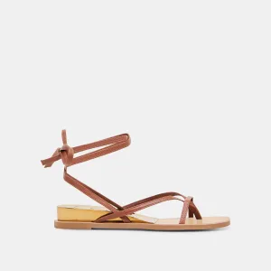 RUDIE SANDALEN COGNAC LEDER