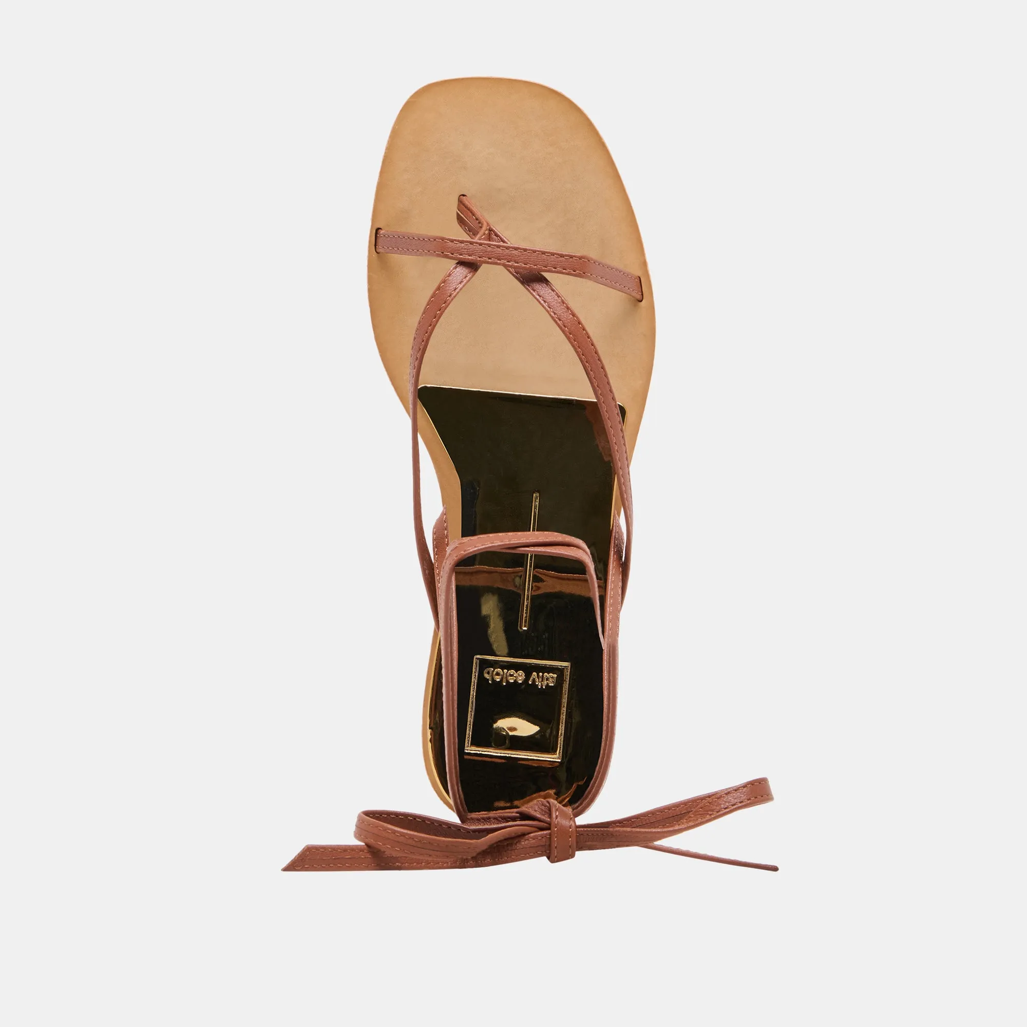 RUDIE SANDALEN COGNAC LEDER