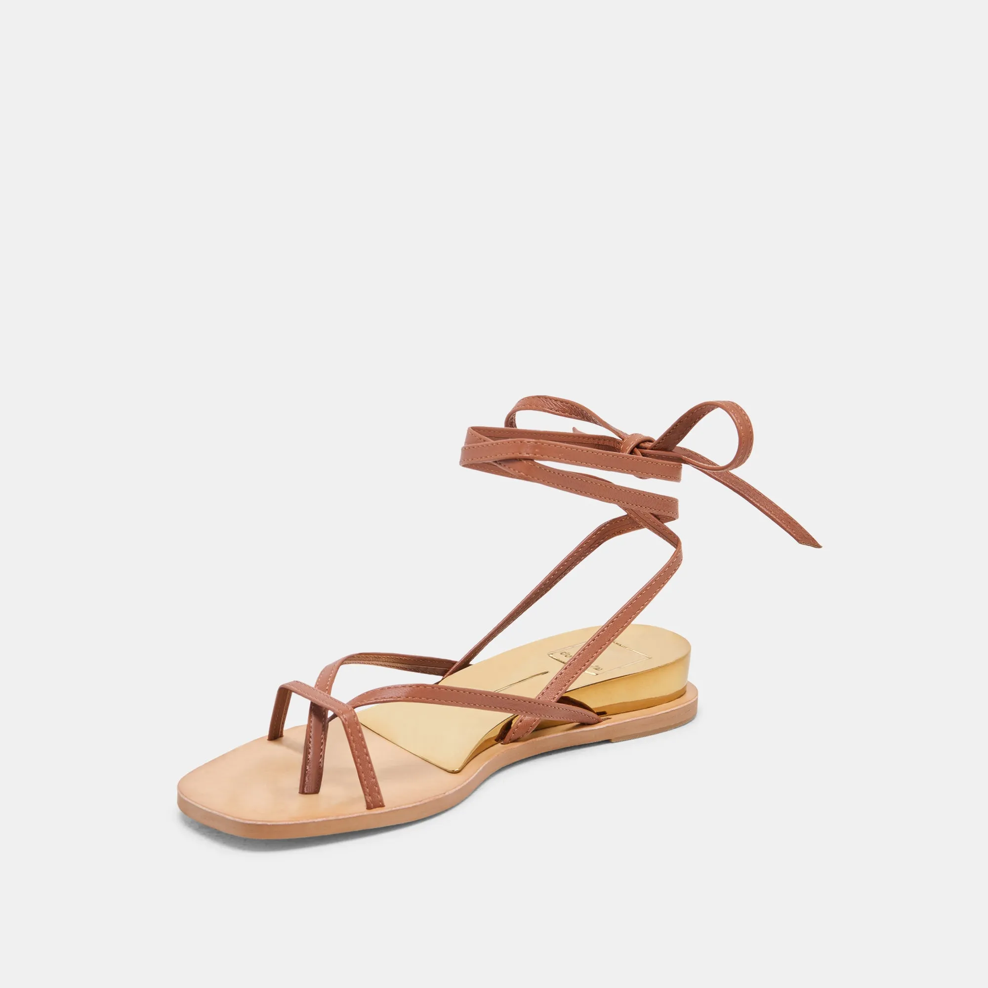 RUDIE SANDALEN COGNAC LEDER