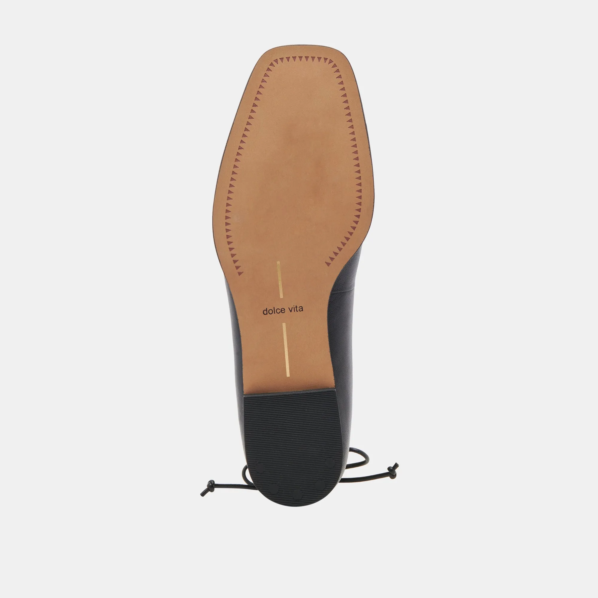 RYDER BALLETTFLATS AUS SCHWARZEM LEDER