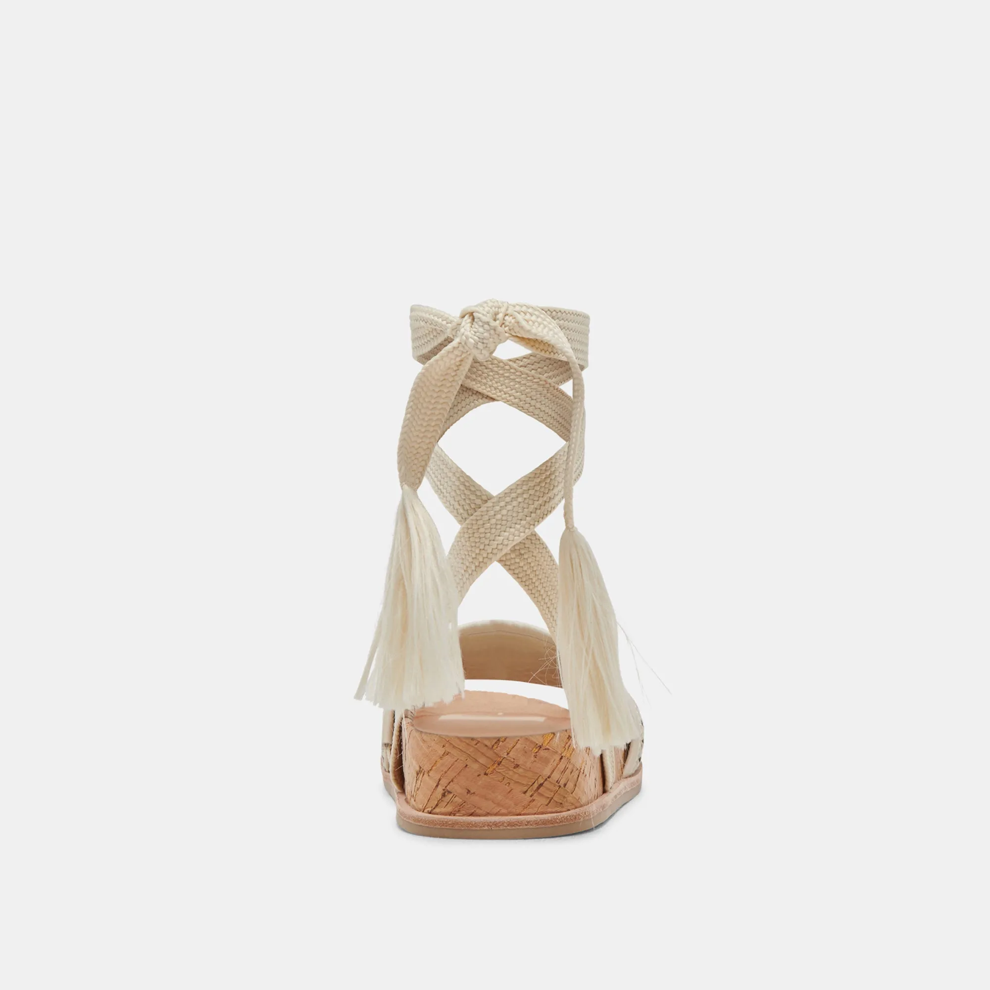 SALACY SANDALEN SCHWARZ NATUR RAFFIA