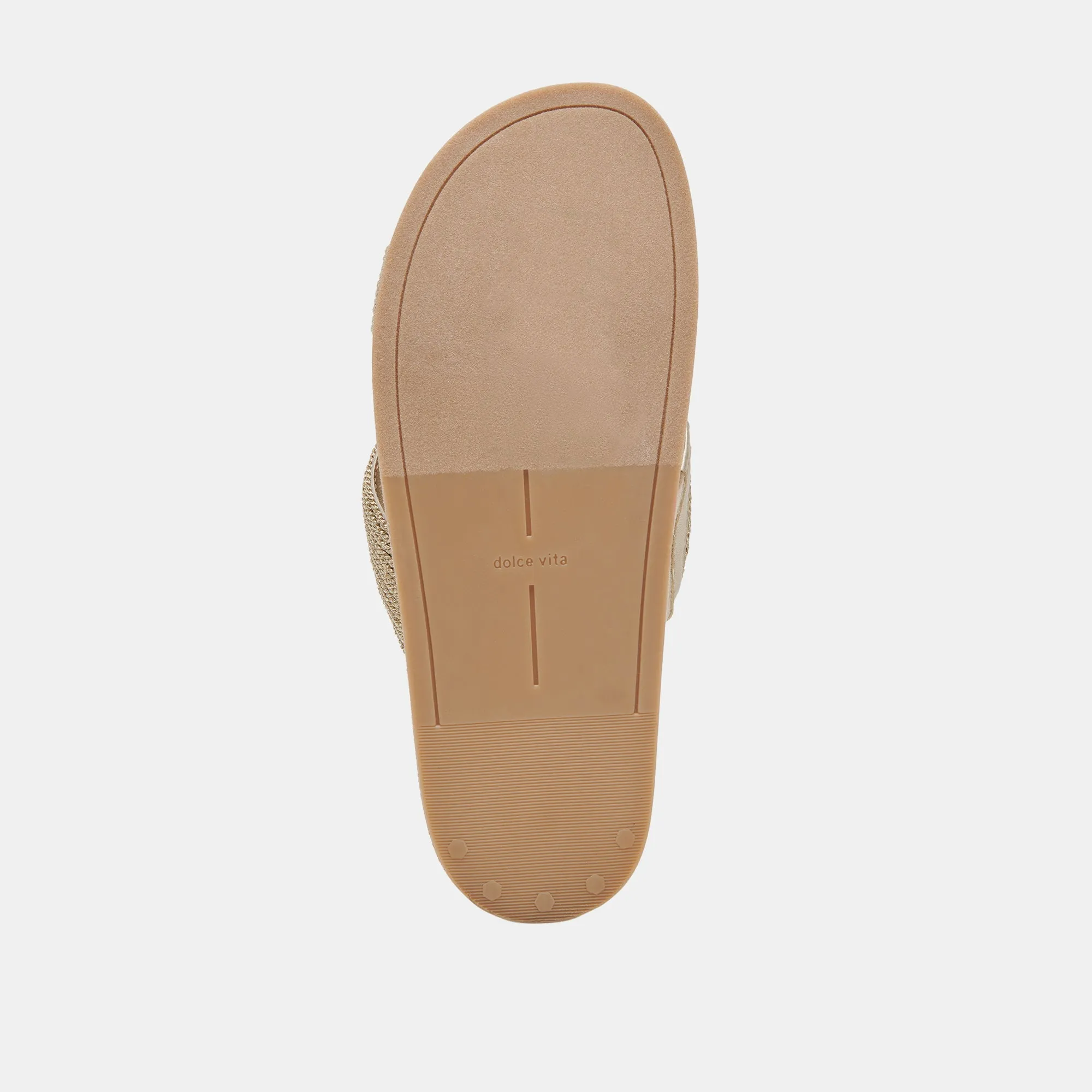 SELDA SANDALETTEN GOLD RAFFIA