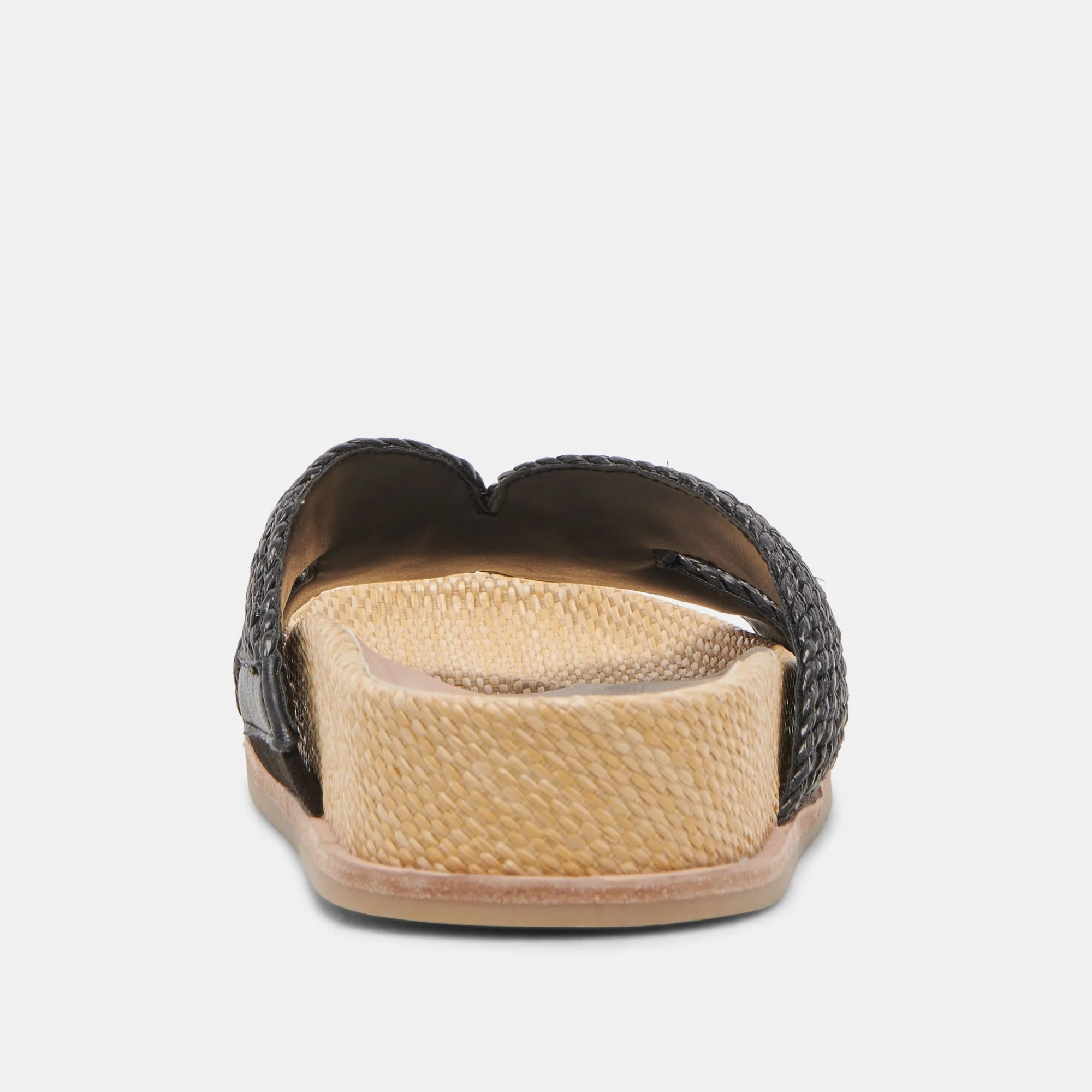 SELDA SANDALEN ONYX RAFFIA