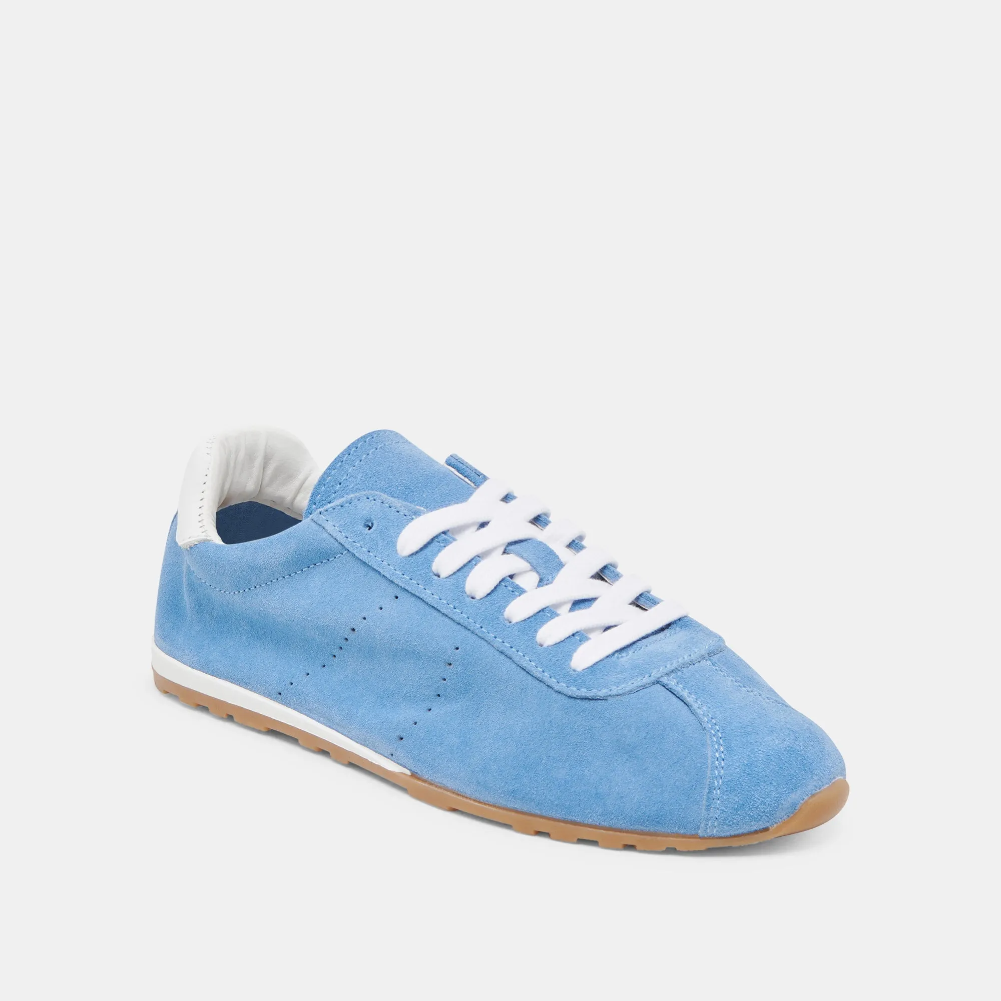 SERINA SNEAKERS BLAU WILDLEDER