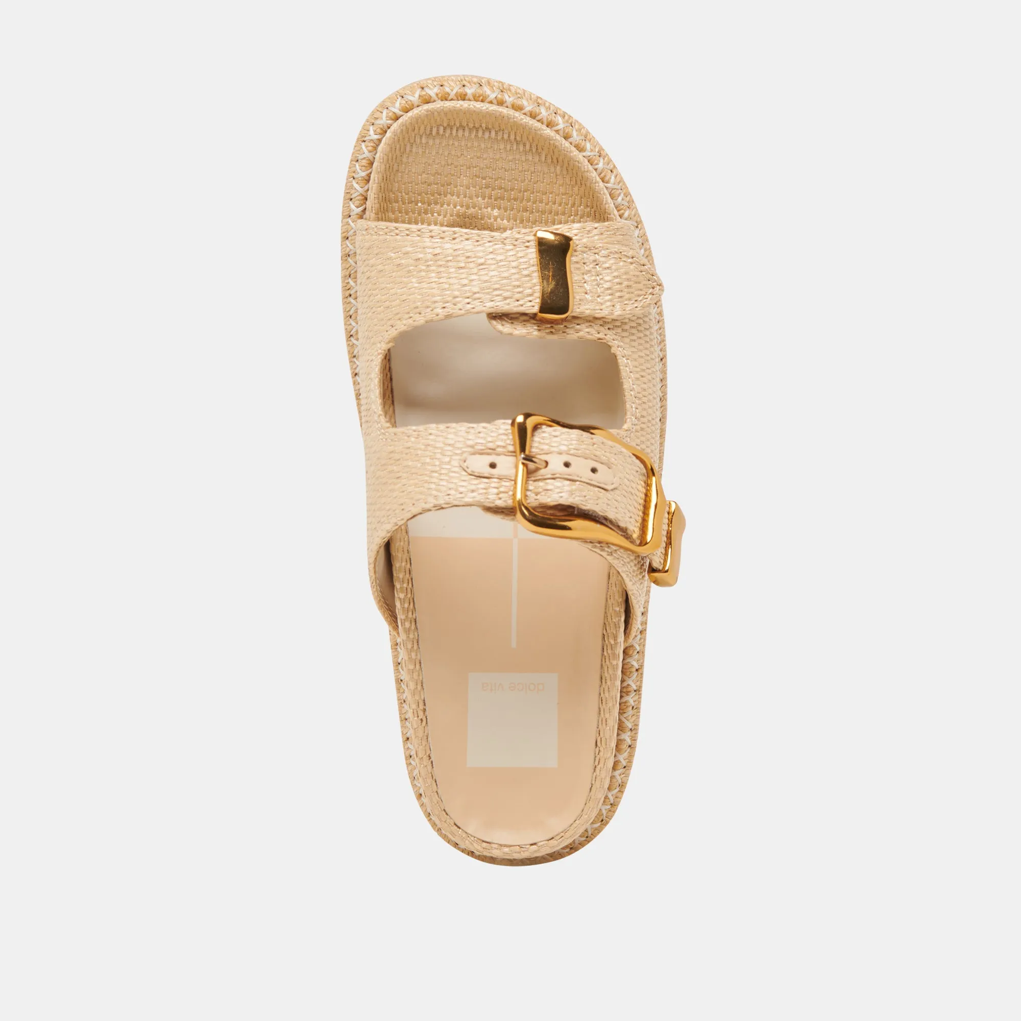 SEVANA SANDALEN LT NATUR RAFFIA