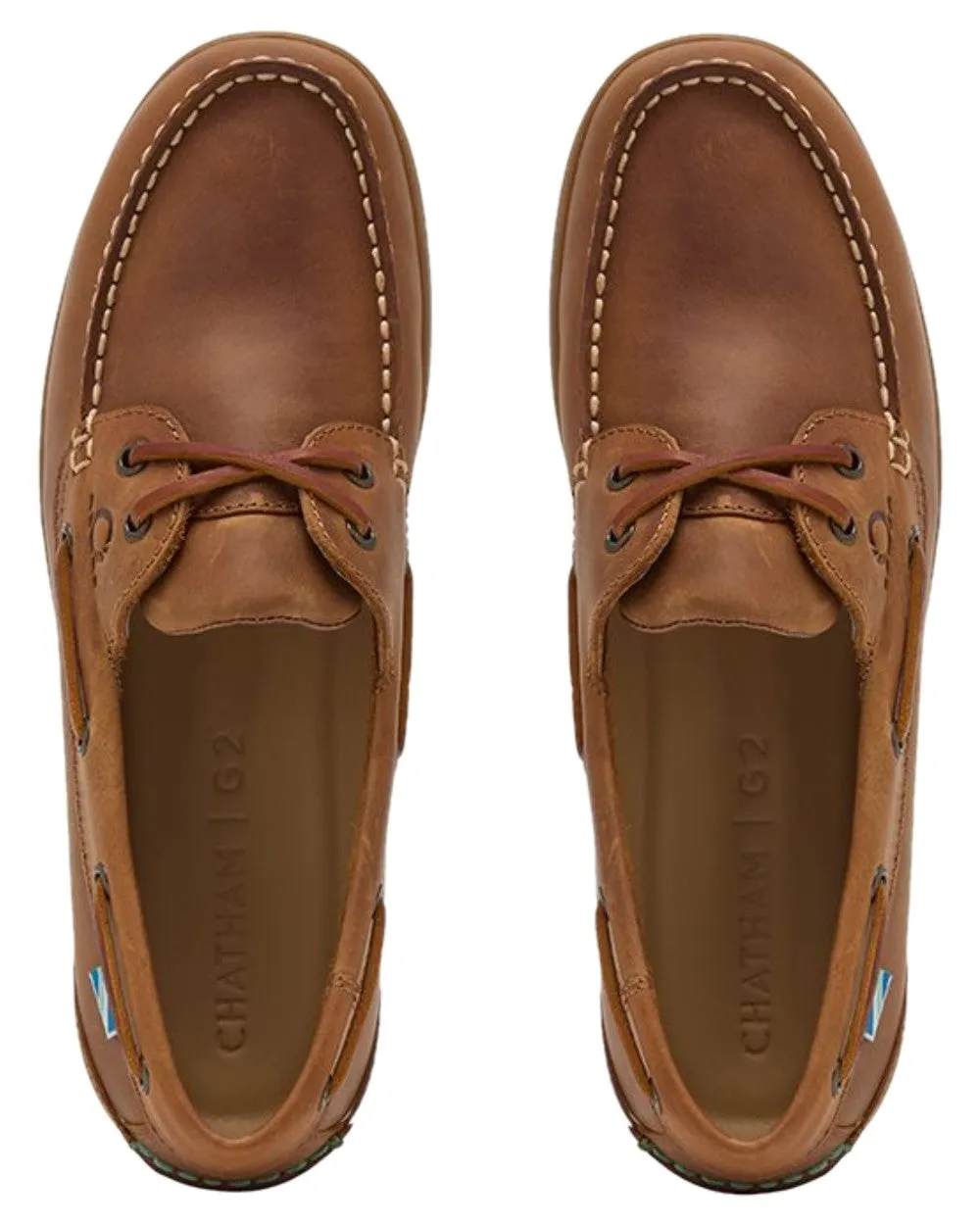 Chatham Chatham Herren Deck Buton G2 Premium Leder Bootsschuhe