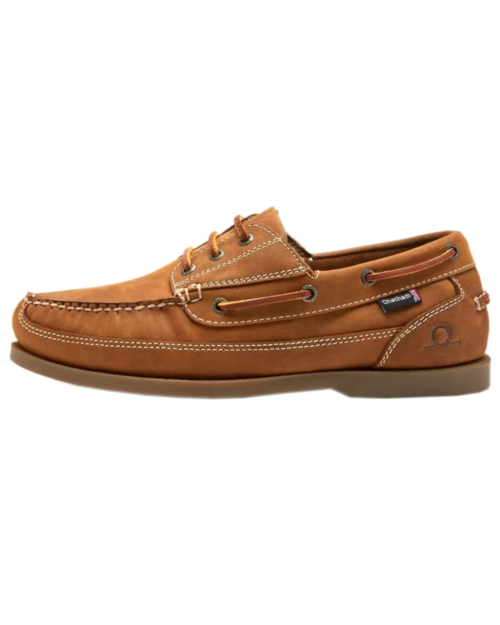 Schuhe Chatham Chatham Herren Rockwell II G2 Leder Bootsschuhe in weiter Passform