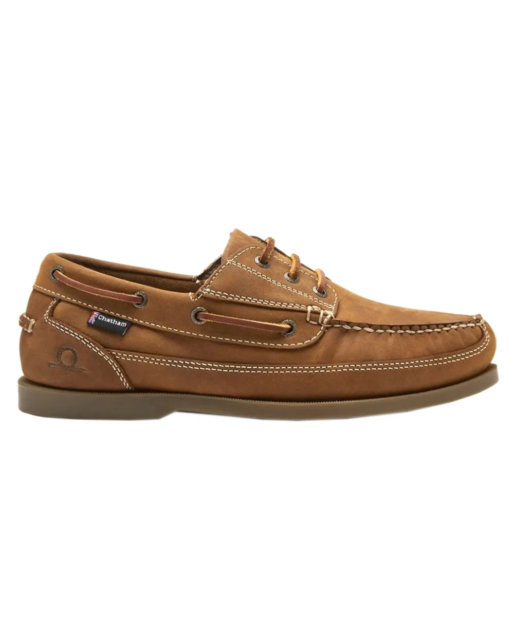 Schuhe Chatham Chatham Herren Rockwell II G2 Leder Bootsschuhe in weiter Passform
