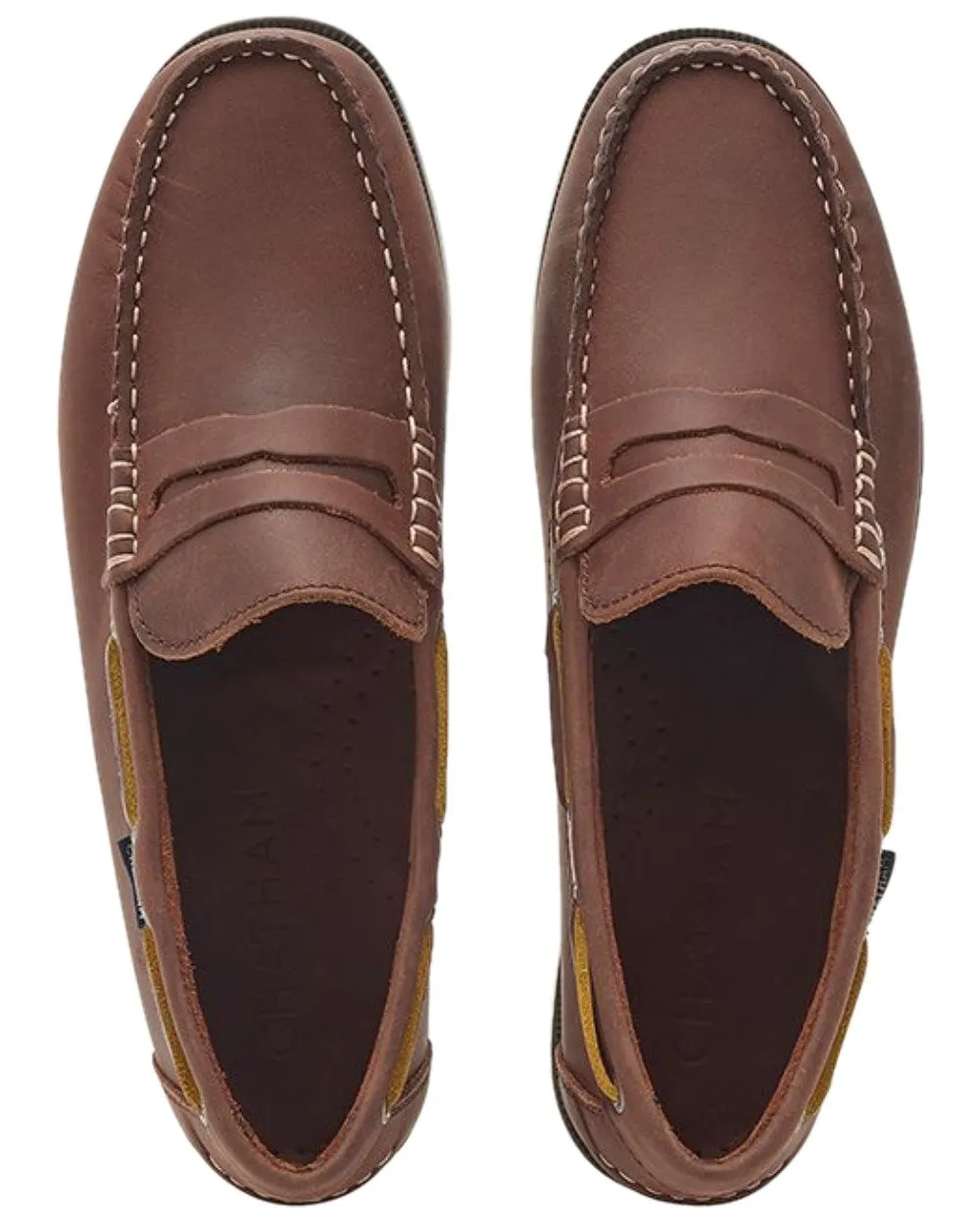 Schuhe Chatham Chatham Herren Shanklin Premium Leder Loafers