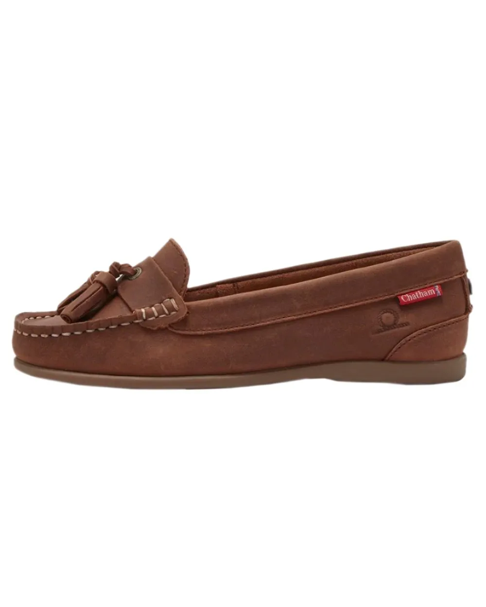 Chatham Damen Pulau Loafer mit Quaste aus Premium-Leder