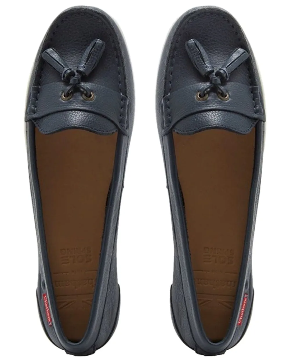 Chatham Damen Pulau Loafer mit Quaste aus Premium-Leder