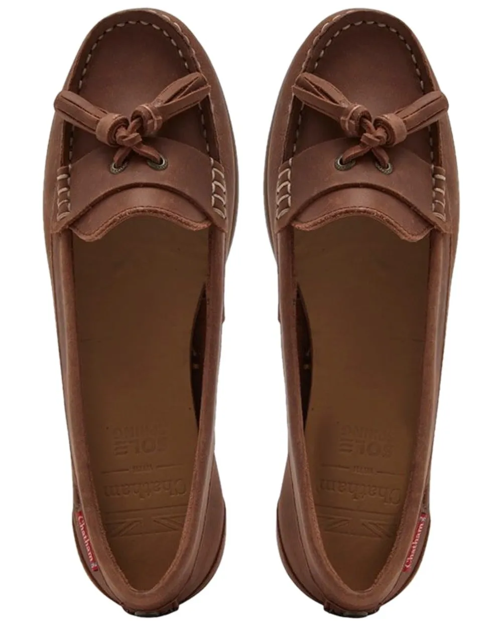 Chatham Damen Pulau Loafer mit Quaste aus Premium-Leder