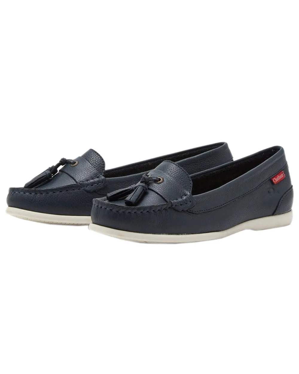 Chatham Damen Pulau Loafer mit Quaste aus Premium-Leder