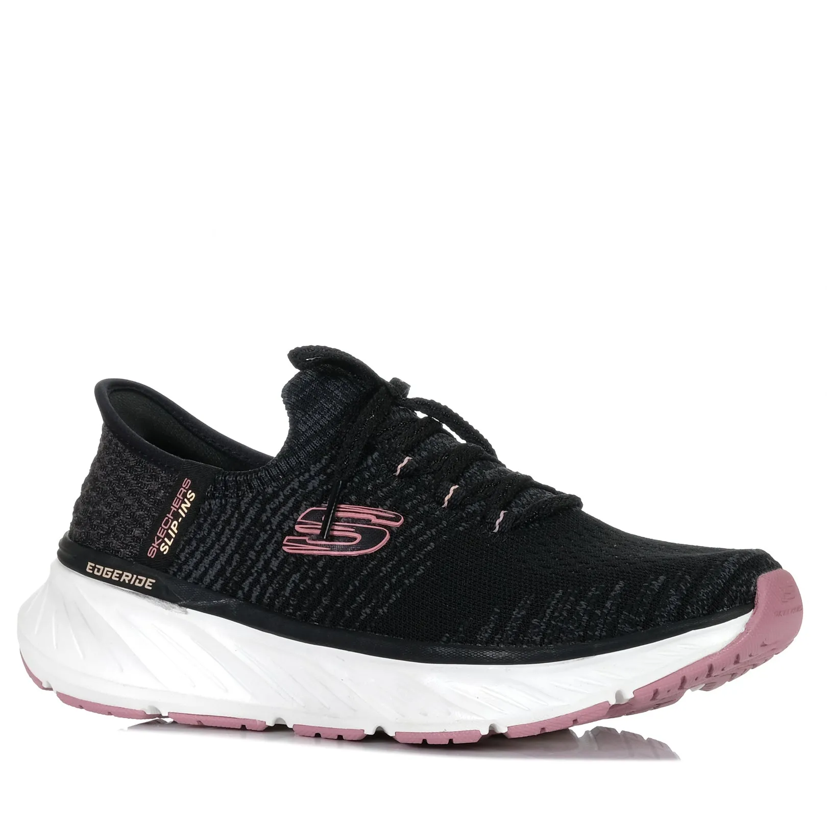 Skechers Slip-Ins Relaxed Fit: Edgeride 150470 Schwarz/Rosa