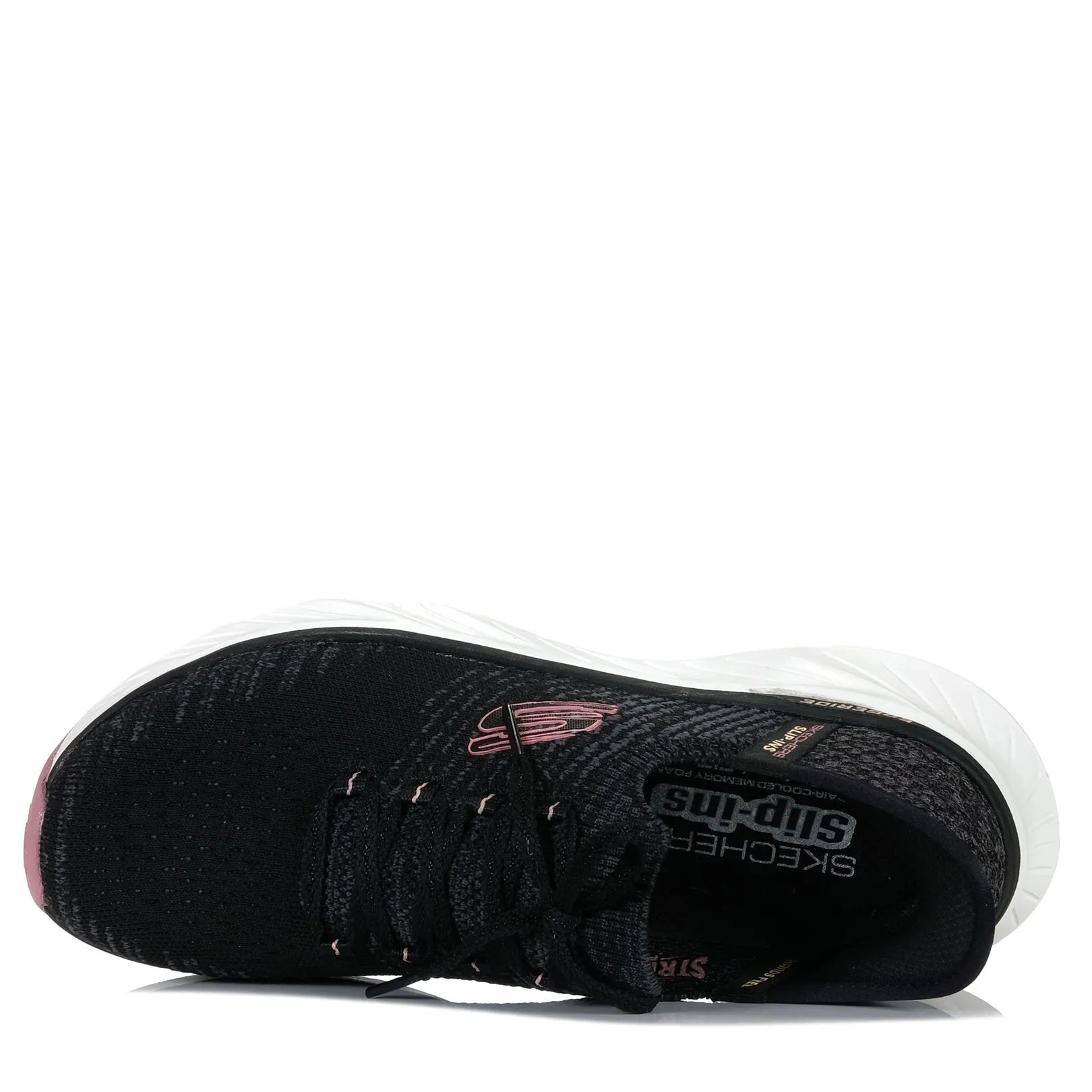 Skechers Slip-Ins Relaxed Fit: Edgeride 150470 Schwarz/Rosa