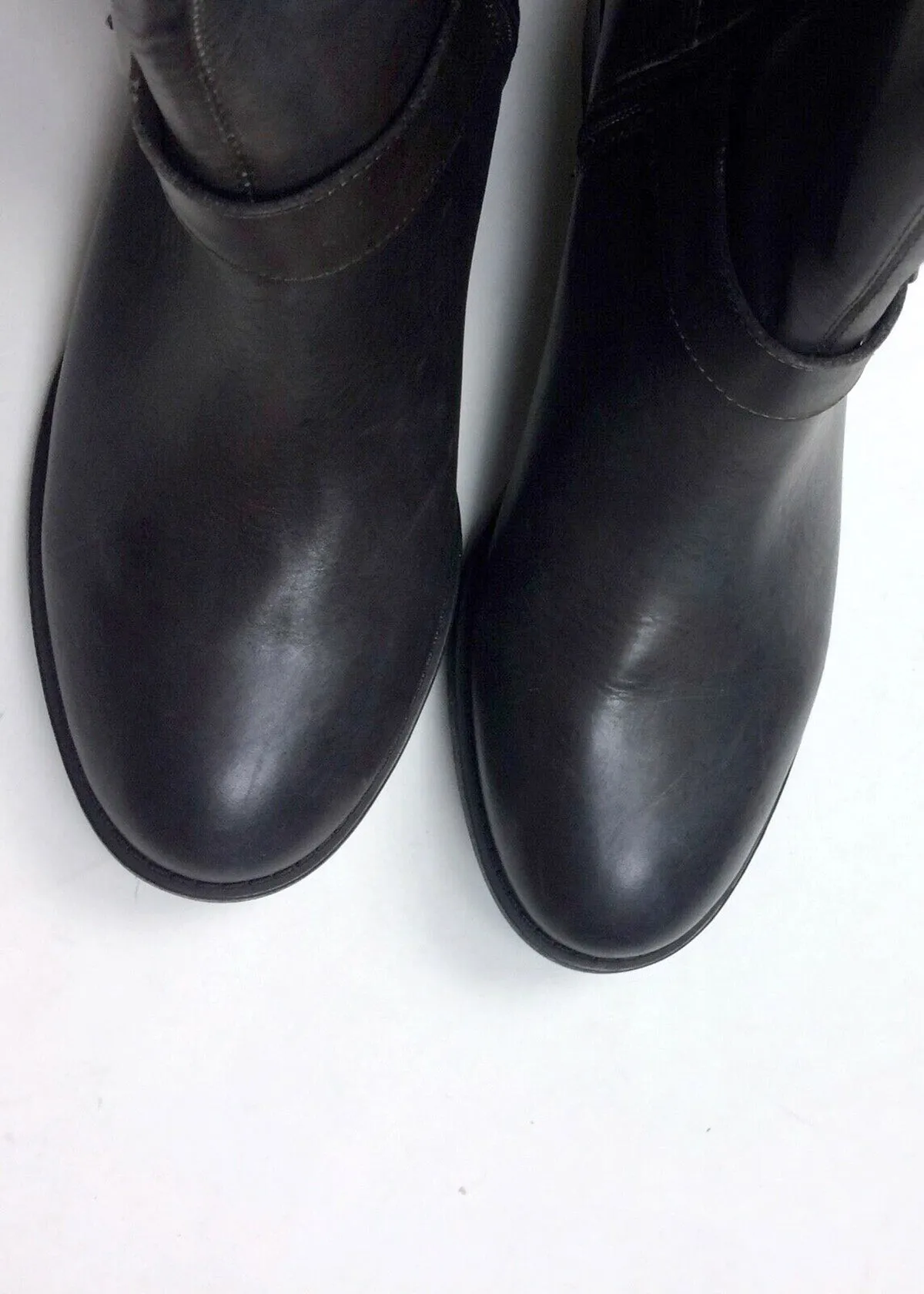 Sole Society Größe 8,5/38,5 grau-braune Reitstiefel NWOB