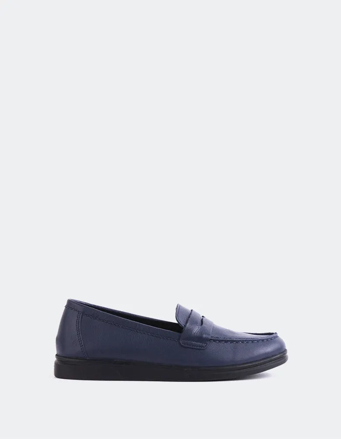 Sperry Navy Leder