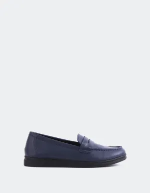 Sperry Navy Leder