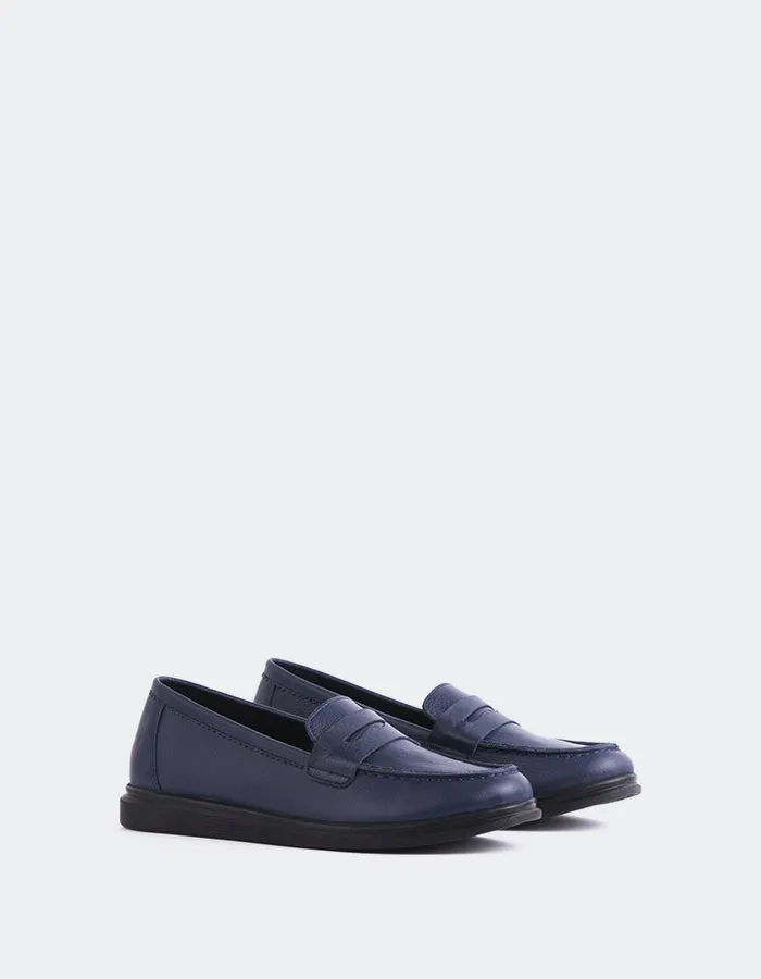 Sperry Navy Leder