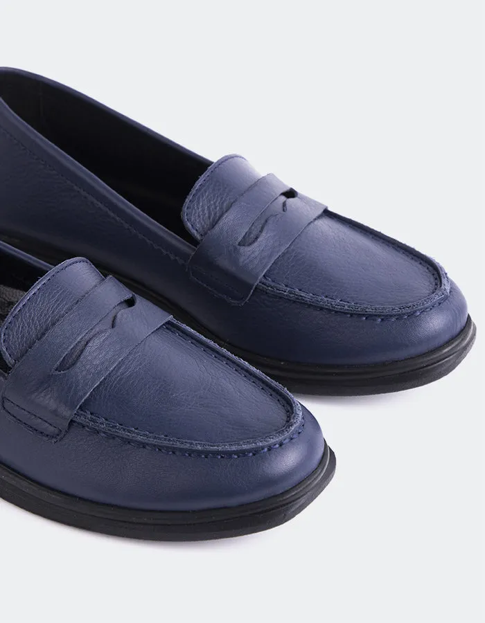 Sperry Navy Leder