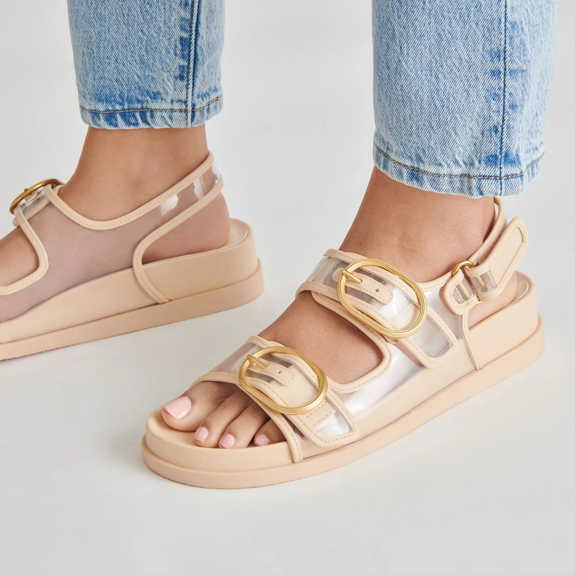 STARLA SANDALEN KRISTALL VINYL