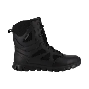 Sublite Cushion 8 Zoll Weichspitzen-Wasserdichter Seitlicher Reißverschluss Taktikstiefel Schwarz