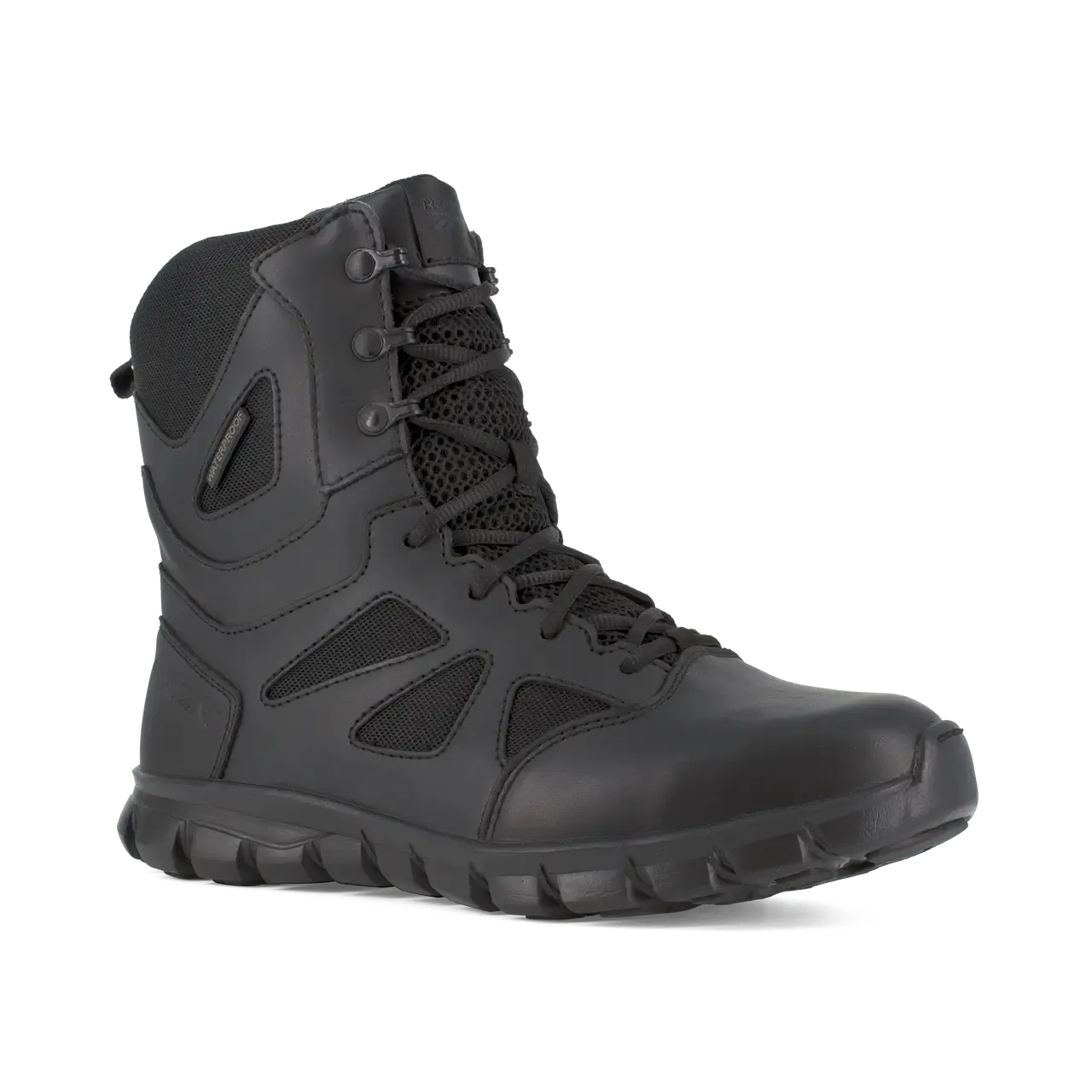 Sublite Cushion 8 Zoll Weichspitzen-Wasserdichter Seitlicher Reißverschluss Taktikstiefel Schwarz