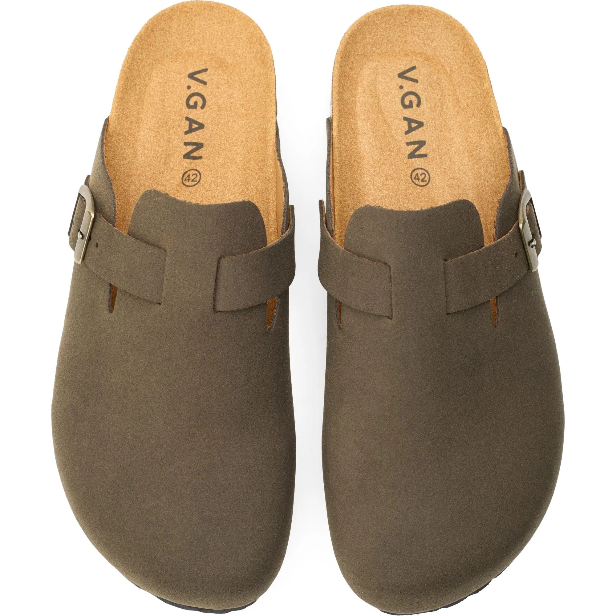 Taro Comfort Herren-Sandalen mit veganem Fußbett | Braun
