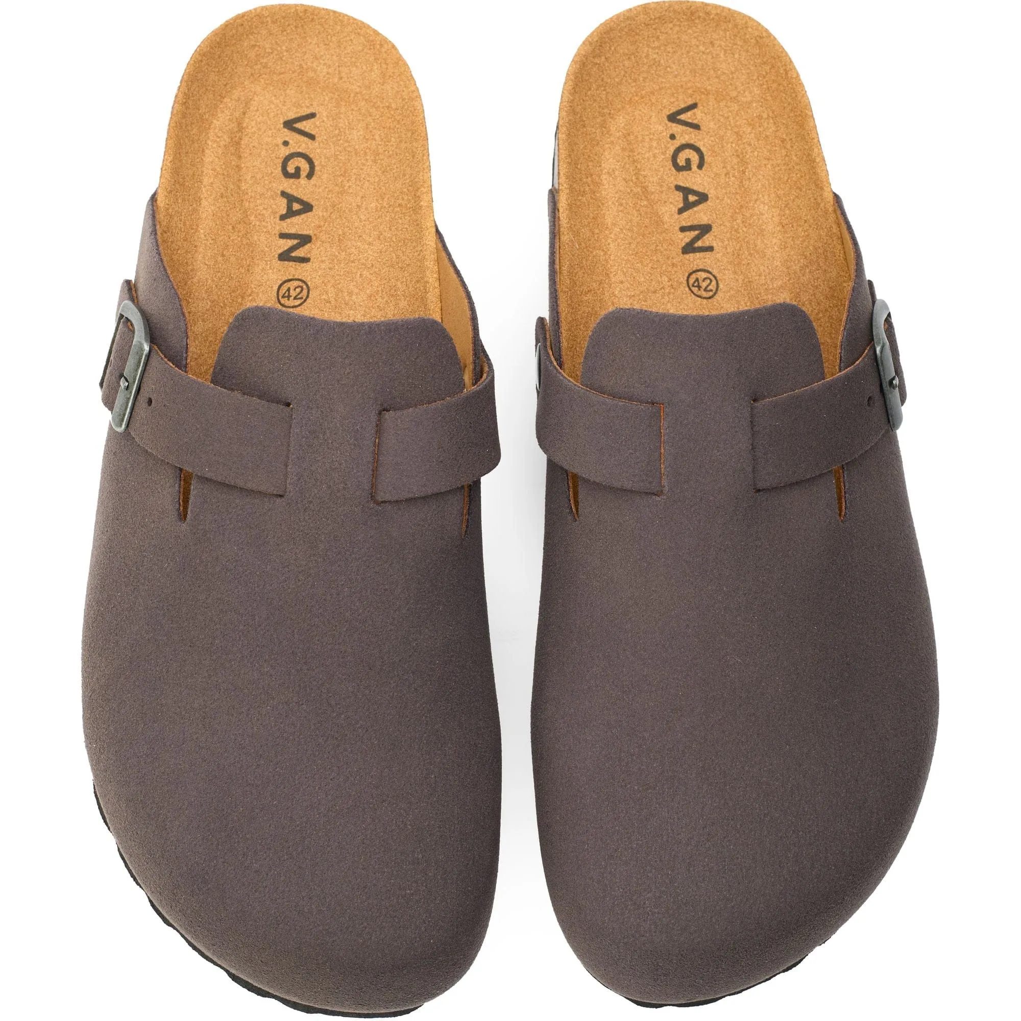 Taro Comfort Herren-Sandalen mit veganem Fußbett | Grau