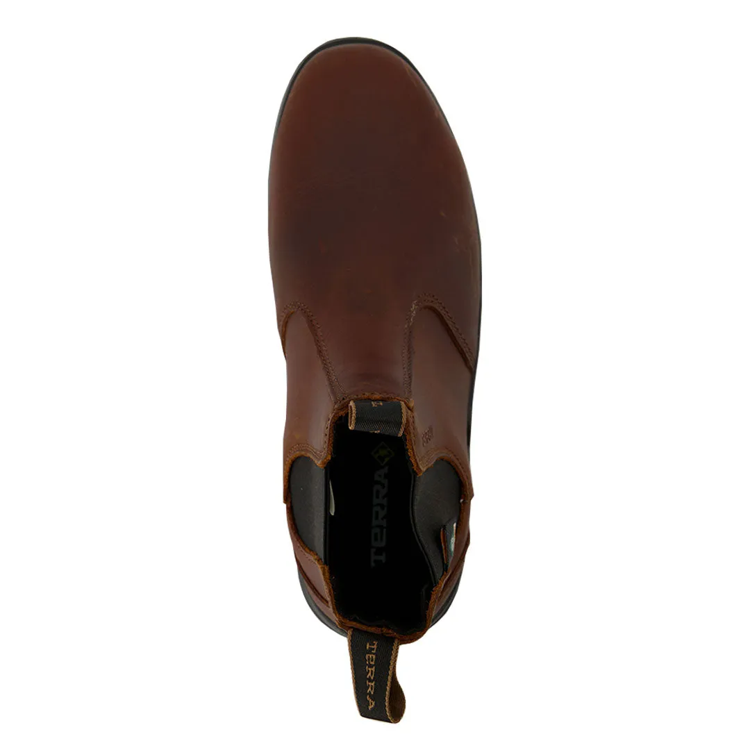 Terra - Unisex Arbeitsschuhe mit Composite-Zehenschutzkappe, 6 Zoll (TR0A4NRFBRN)