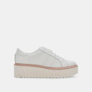 TIGER SNEAKERS WEIßES LEDER